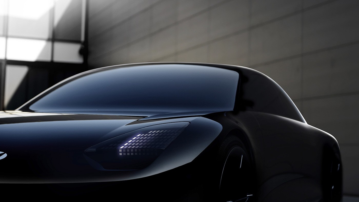 hyundai，Automobile design，black，