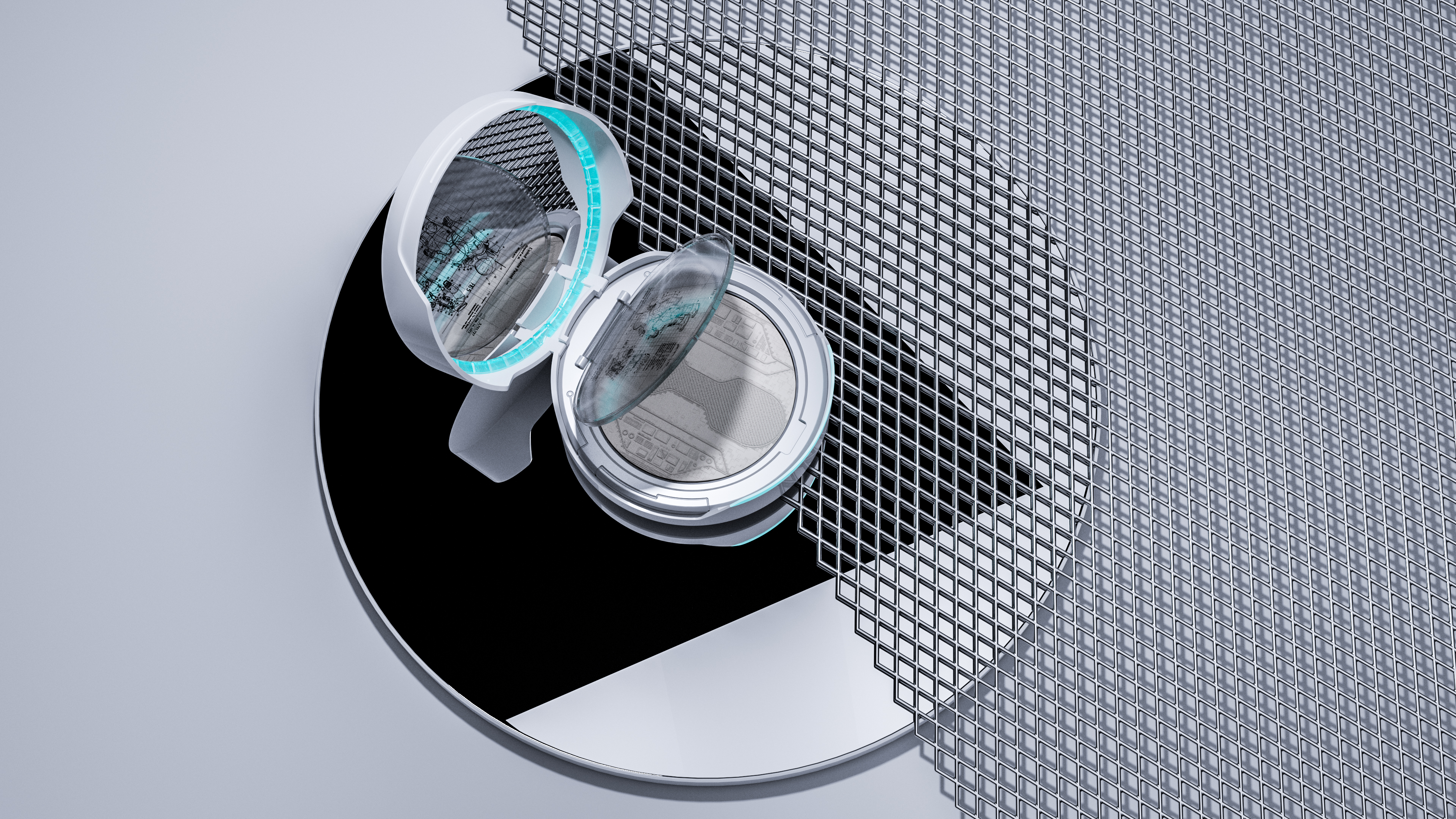 air cushion，Foundation make-up，Box，science and technology，future，Beauty makeup，Make-up，Cosmetics，