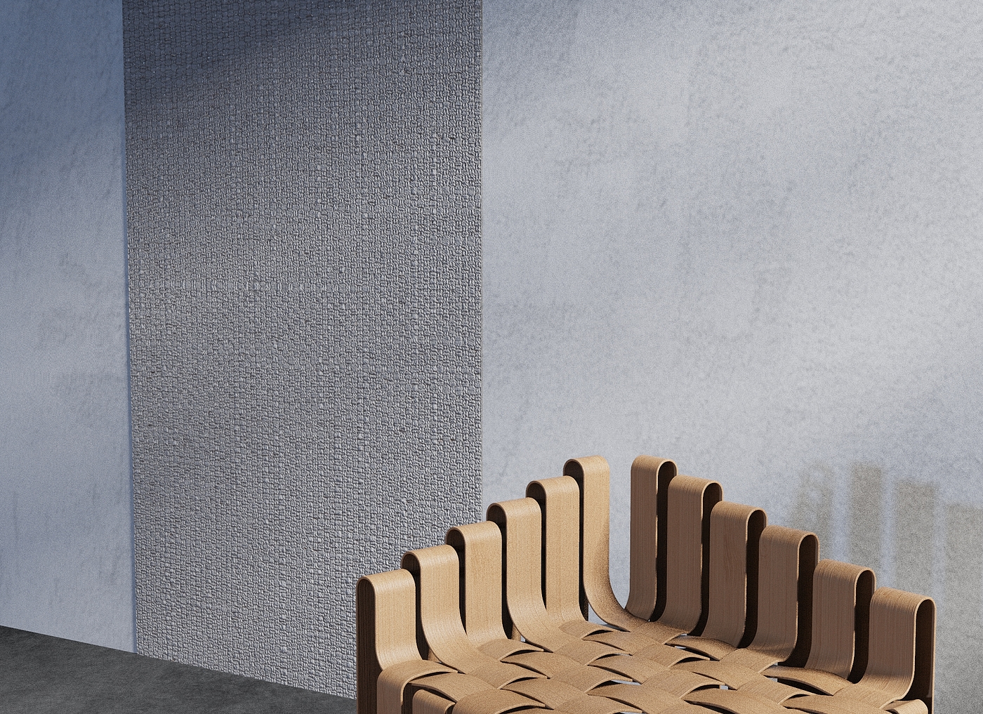 Chair, bamboo，
