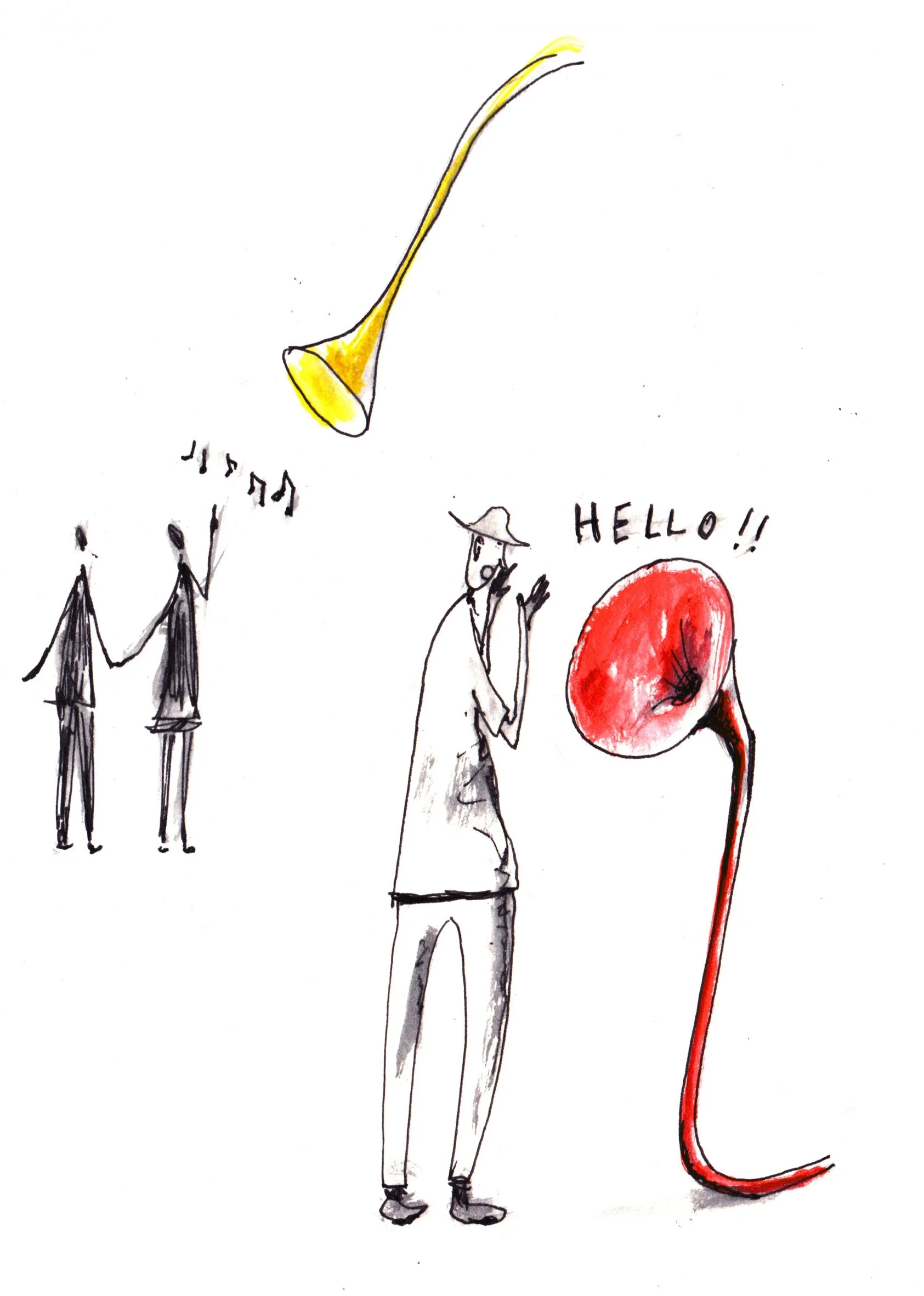 flower，horn，colour，communal facilities，