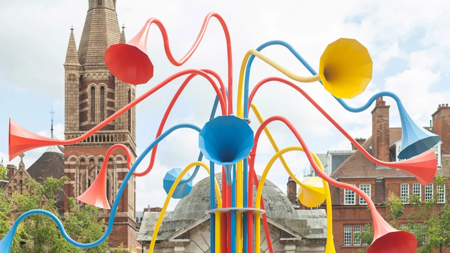 flower，horn，colour，communal facilities，