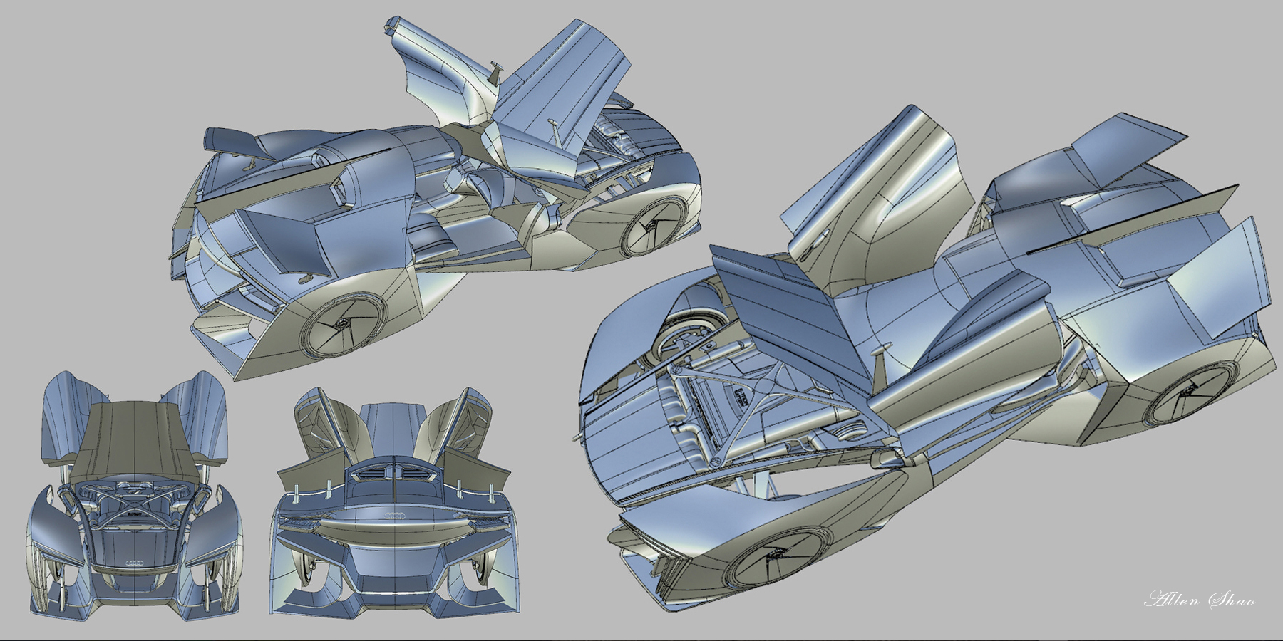 industrial design，Automobile modeling，Car rendering，Automobile design，