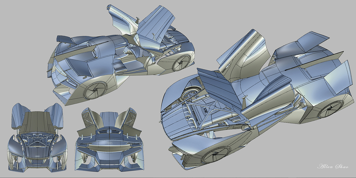 工业设计，汽车建模，汽车渲染，汽车设计，