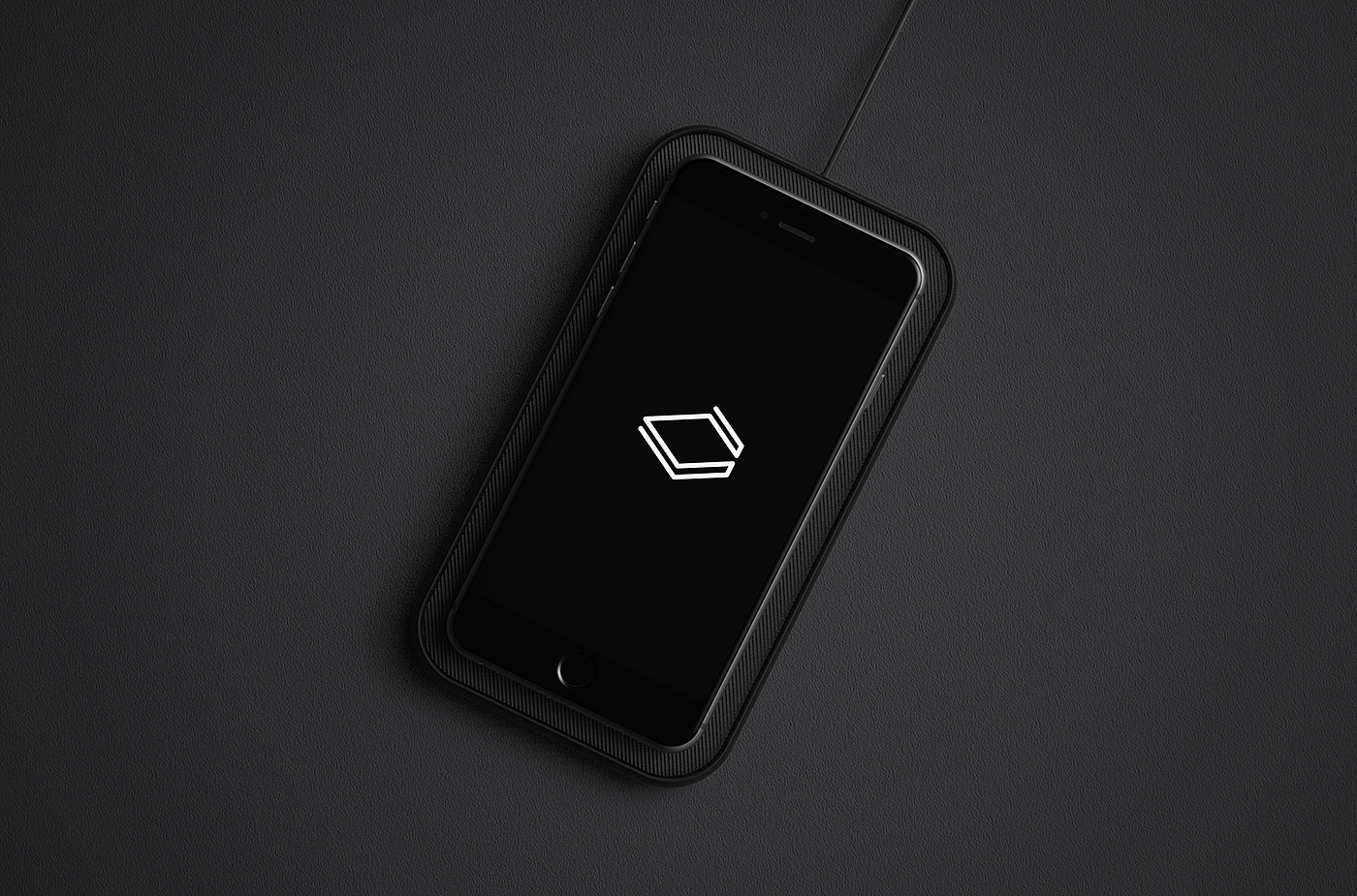 Smart wireless phone charger，application program，app，Sleep mode，doze，black，