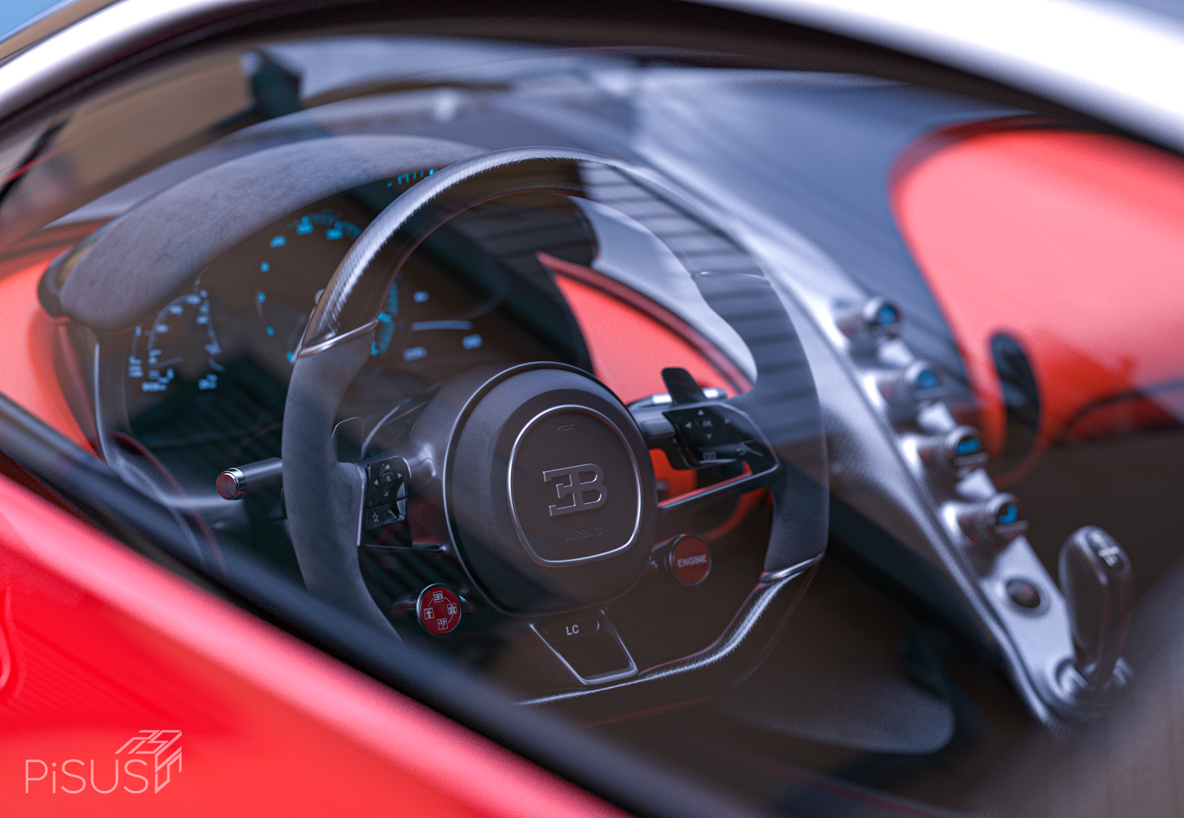 Car rendering，industrial design，