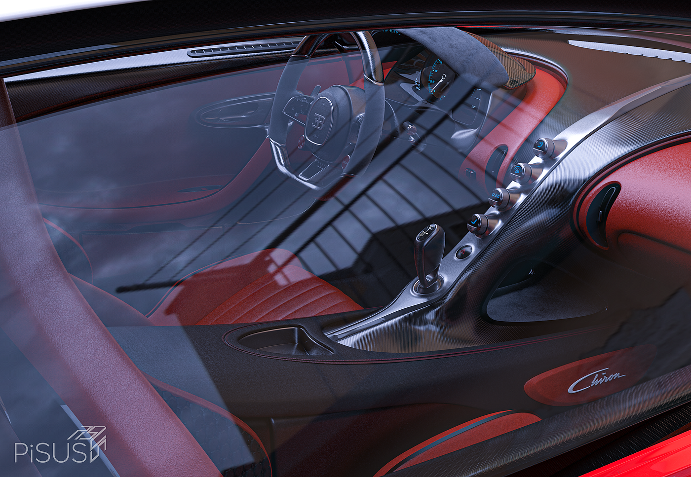 Car rendering，industrial design，