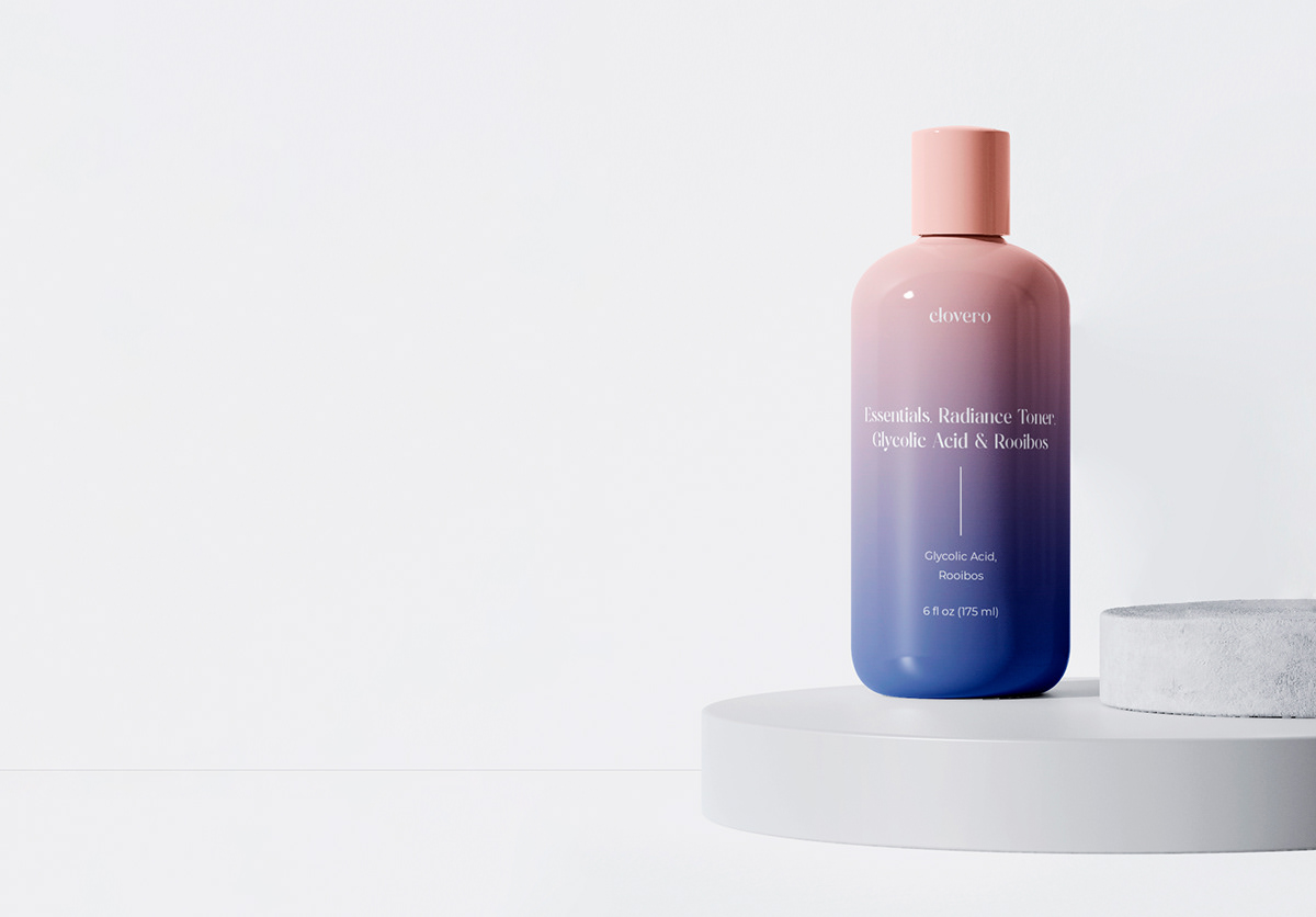 CLOVERO，packing design，Cosmetic packaging，