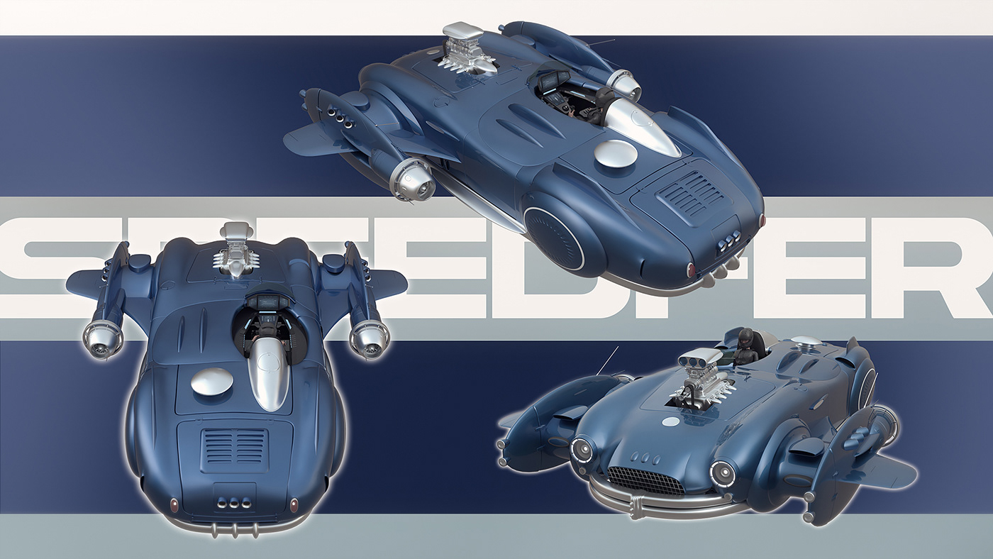 Retro Speeder，conceptual design，Spacecraft design，