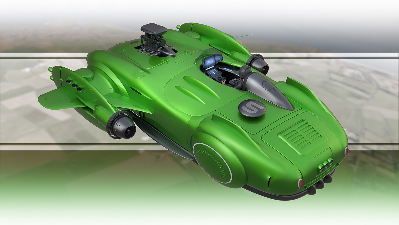 Retro Speeder，conceptual design，Spacecraft design，