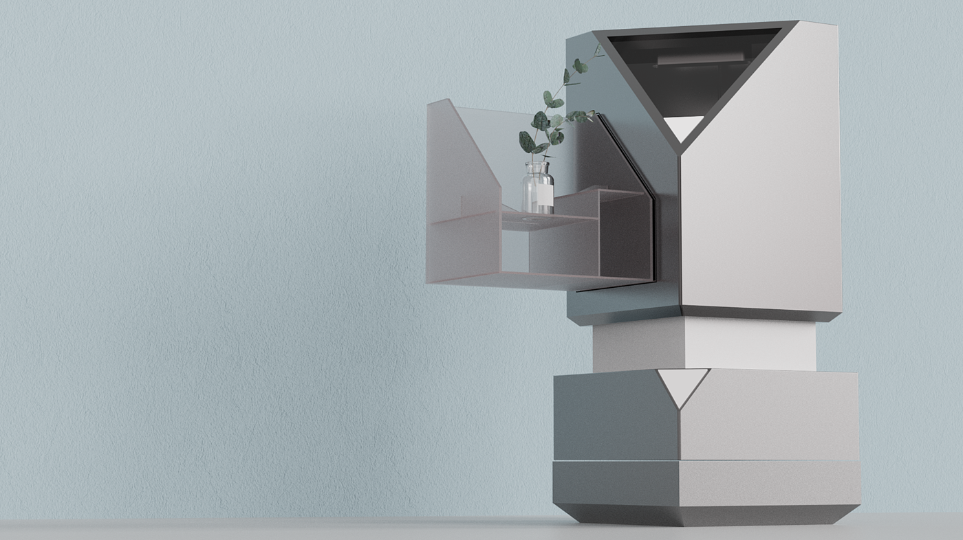 geometry，robot，cupboard，appearance，three-dimensional，intelligence，cutting，
