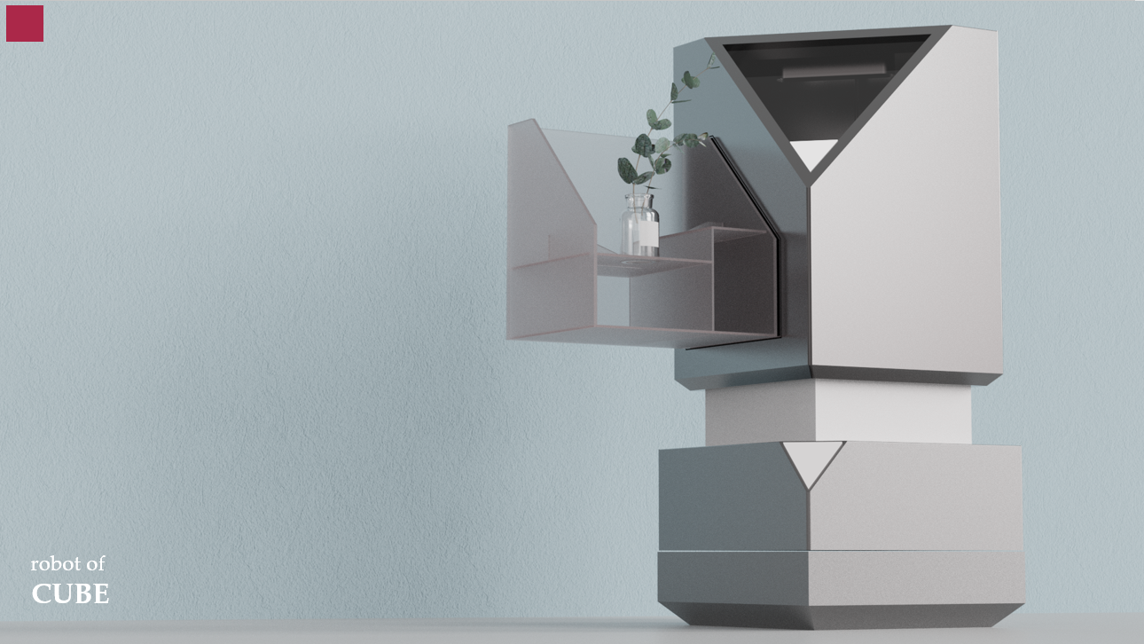 geometry，robot，cupboard，appearance，three-dimensional，intelligence，cutting，