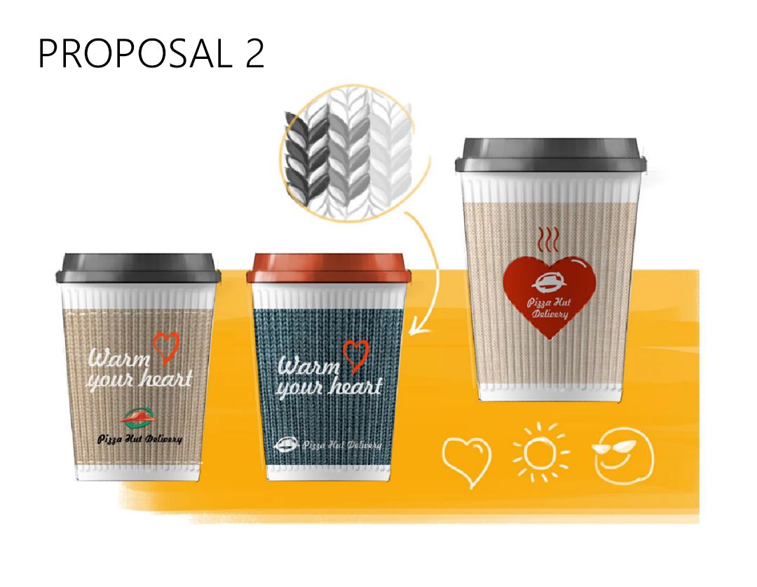 Brand design，Pizza hut，juice cup，Hot drink cup，