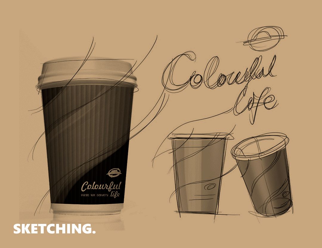 Brand design，Pizza hut，juice cup，Hot drink cup，