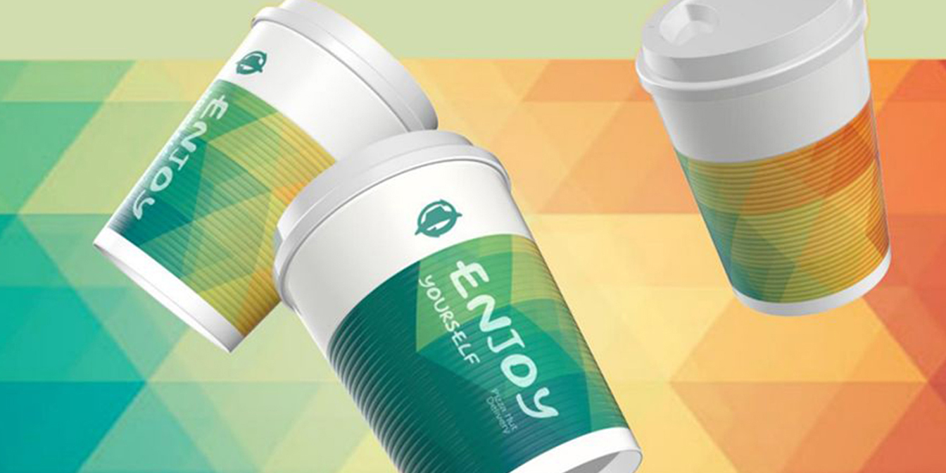 Brand design，Pizza hut，juice cup，Hot drink cup，