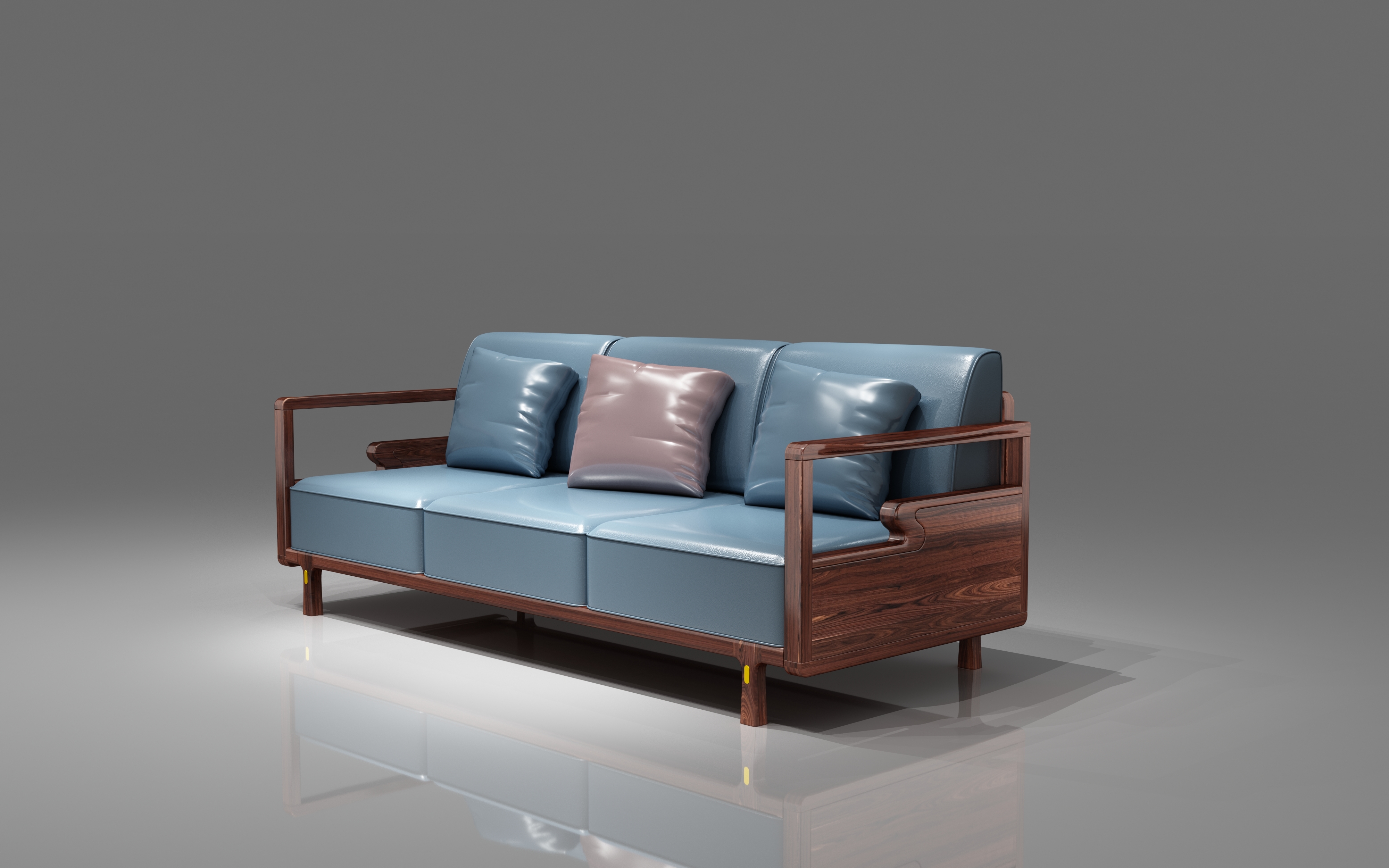 sofa，a living room，New Chinese style，