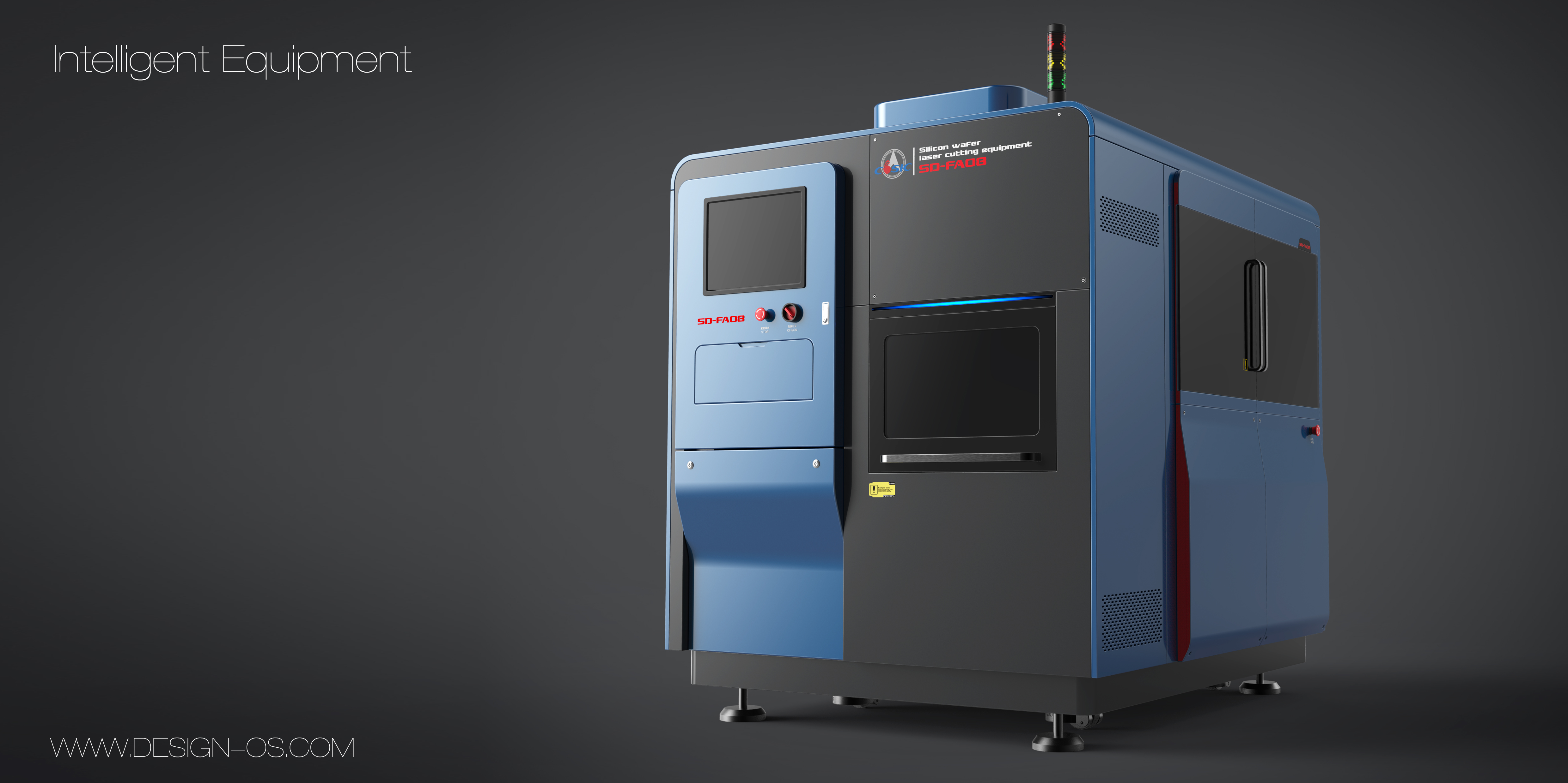 industrial design，Intelligent equipment，sheet metal，laser，Simple modeling，