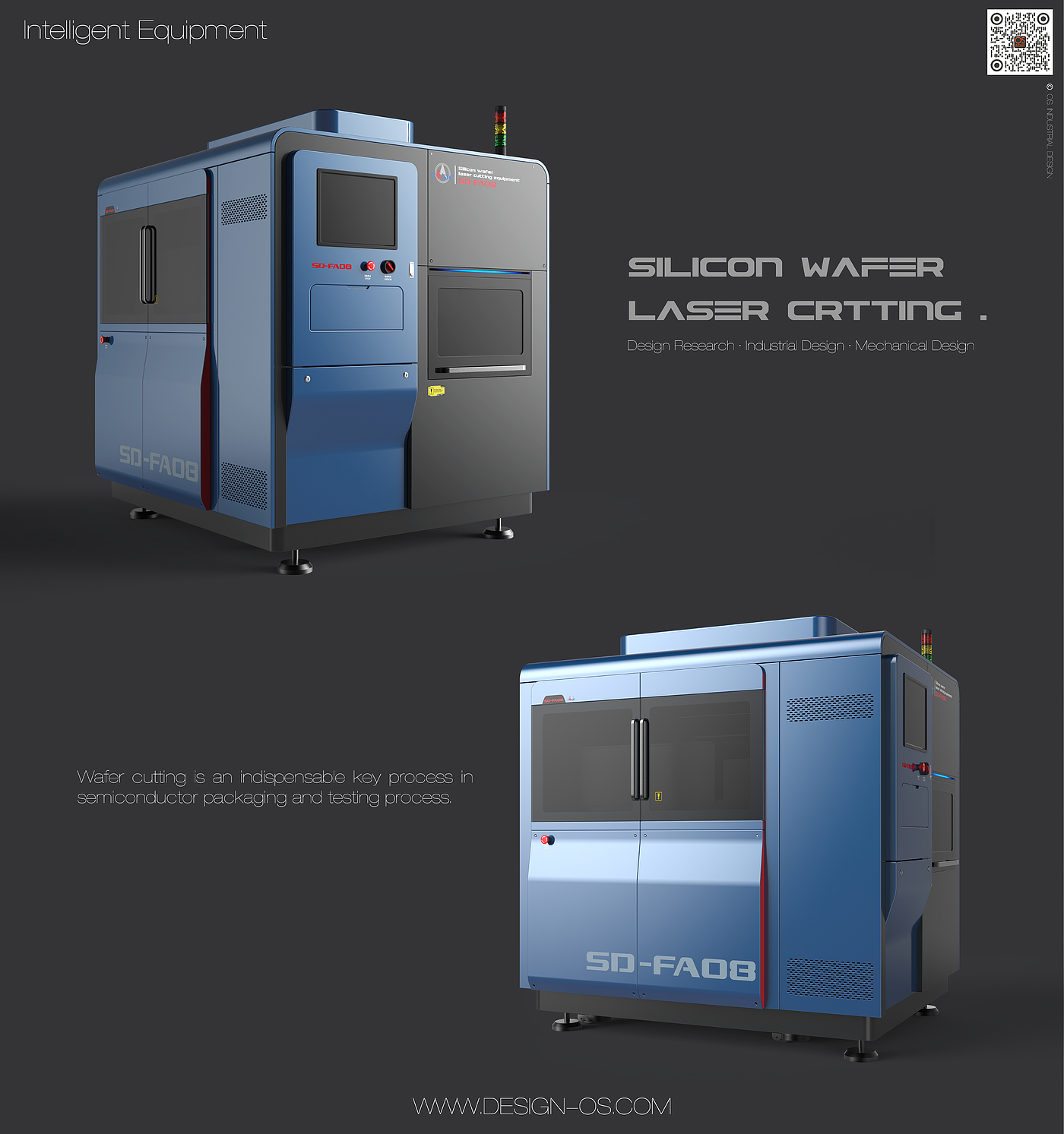 industrial design，Intelligent equipment，sheet metal，laser，Simple modeling，