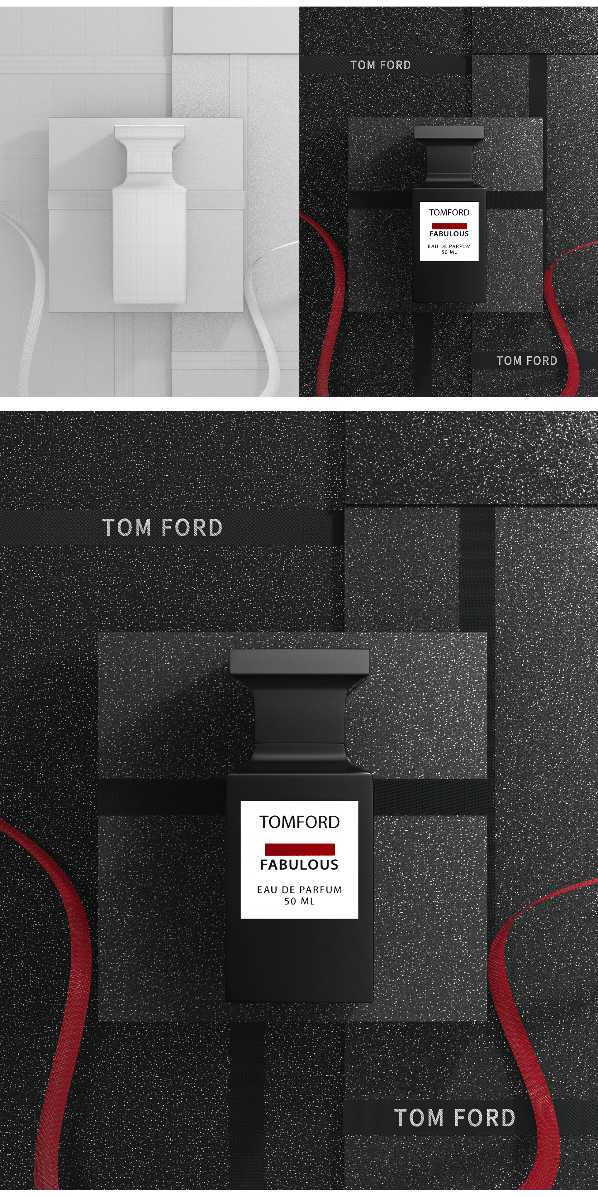 Beauty makeup，Modeling and rendering，Product modeling and rendering，c4d，oc，