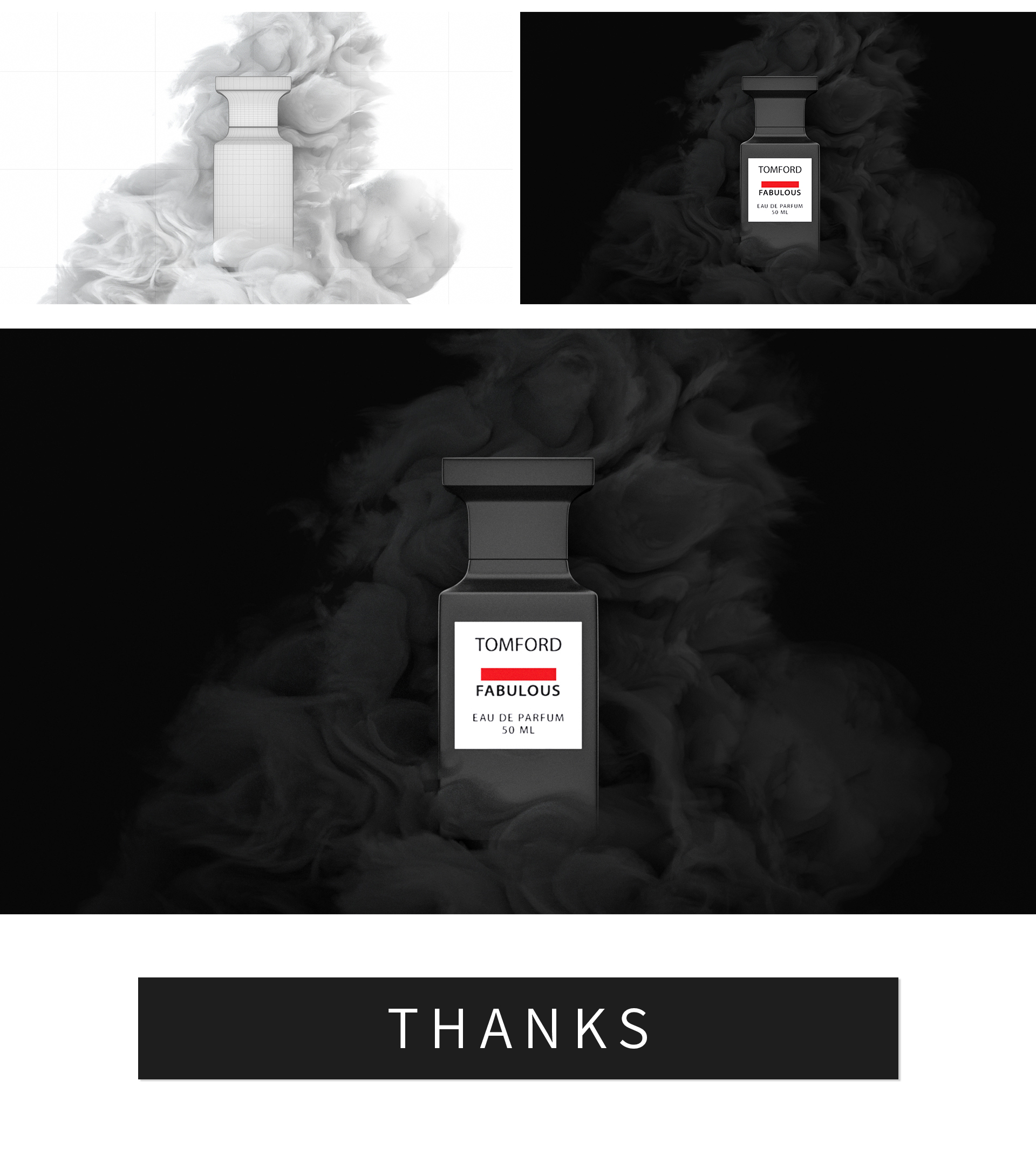 Beauty makeup，Modeling and rendering，Product modeling and rendering，c4d，oc，