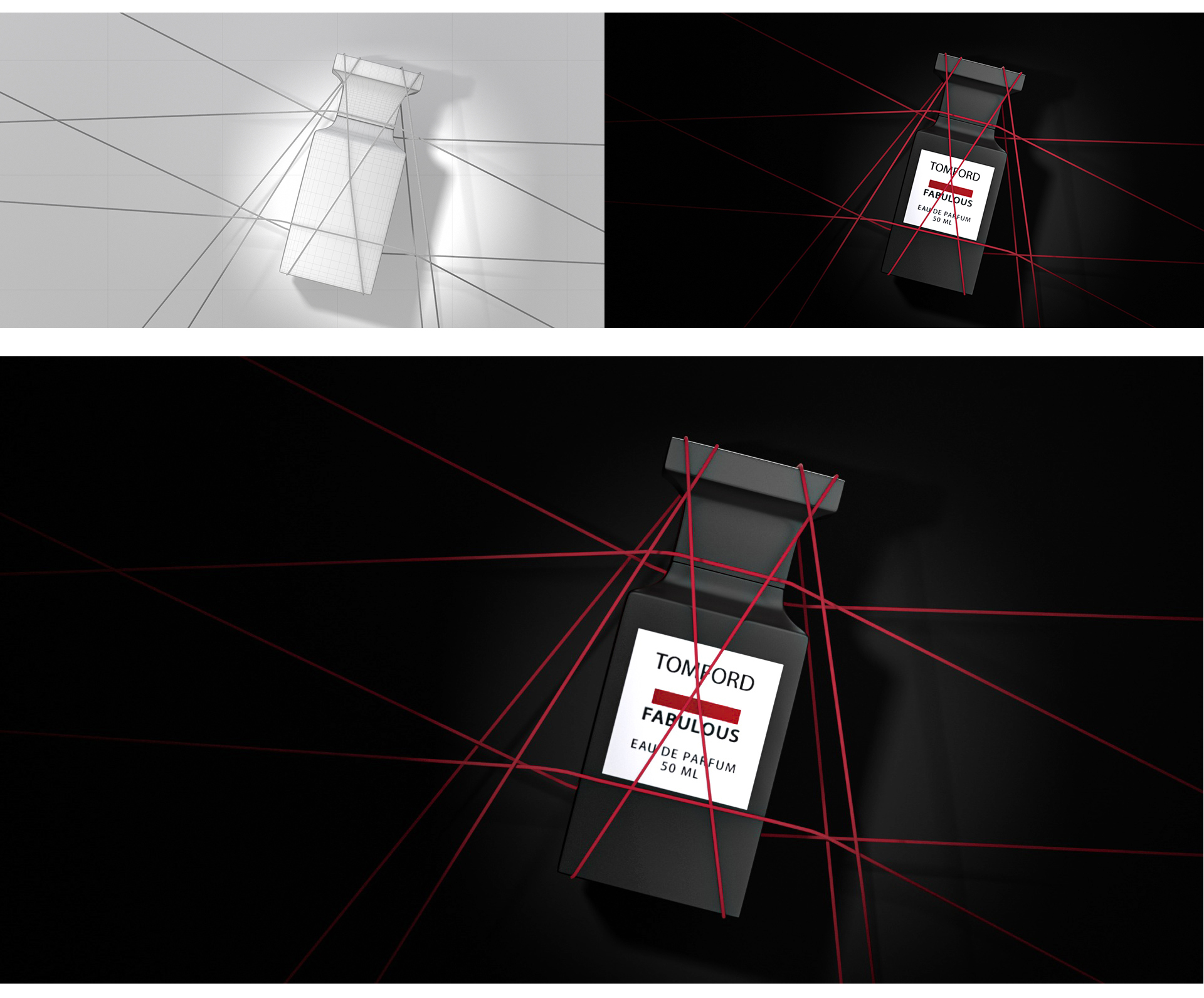 Beauty makeup，Modeling and rendering，Product modeling and rendering，c4d，oc，