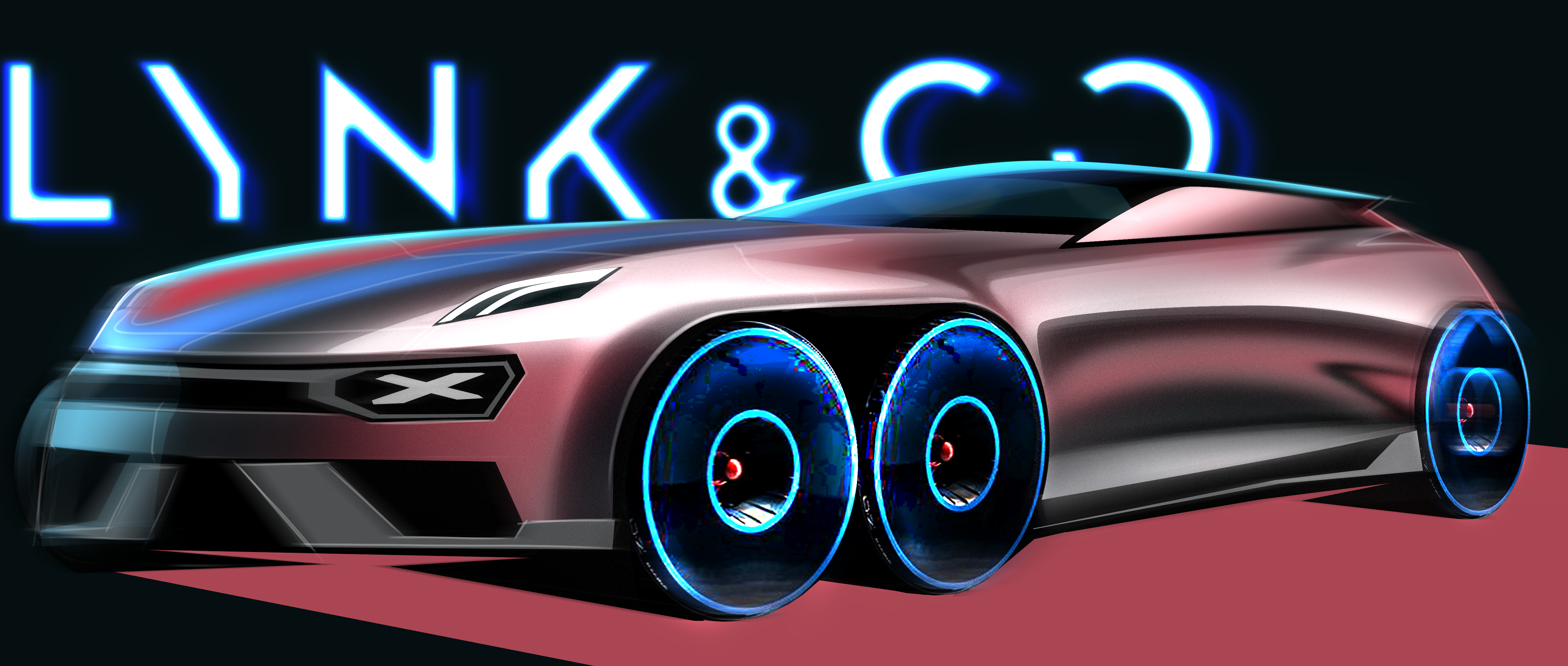 Automobile design，sketch，