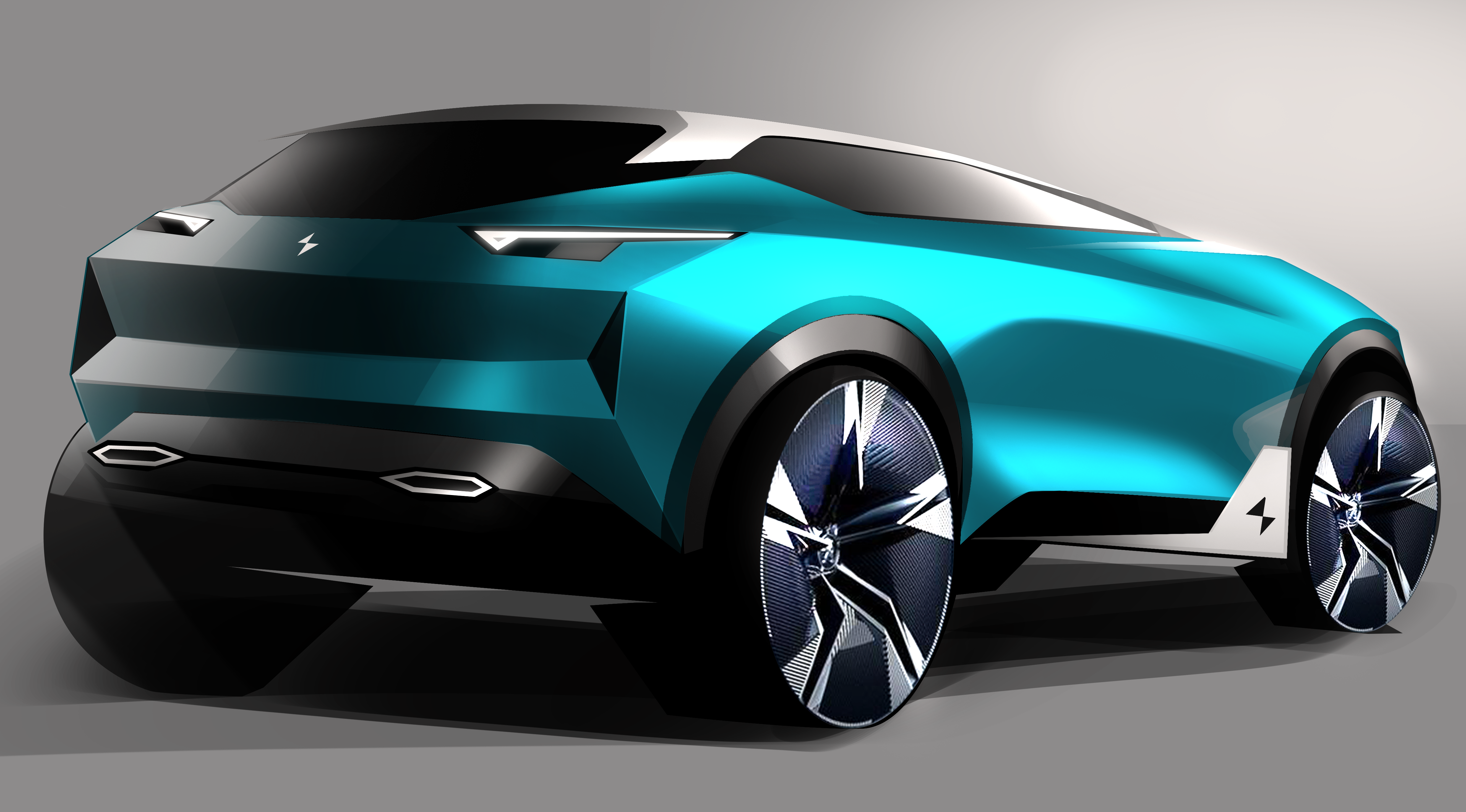 Automobile design，sketch，
