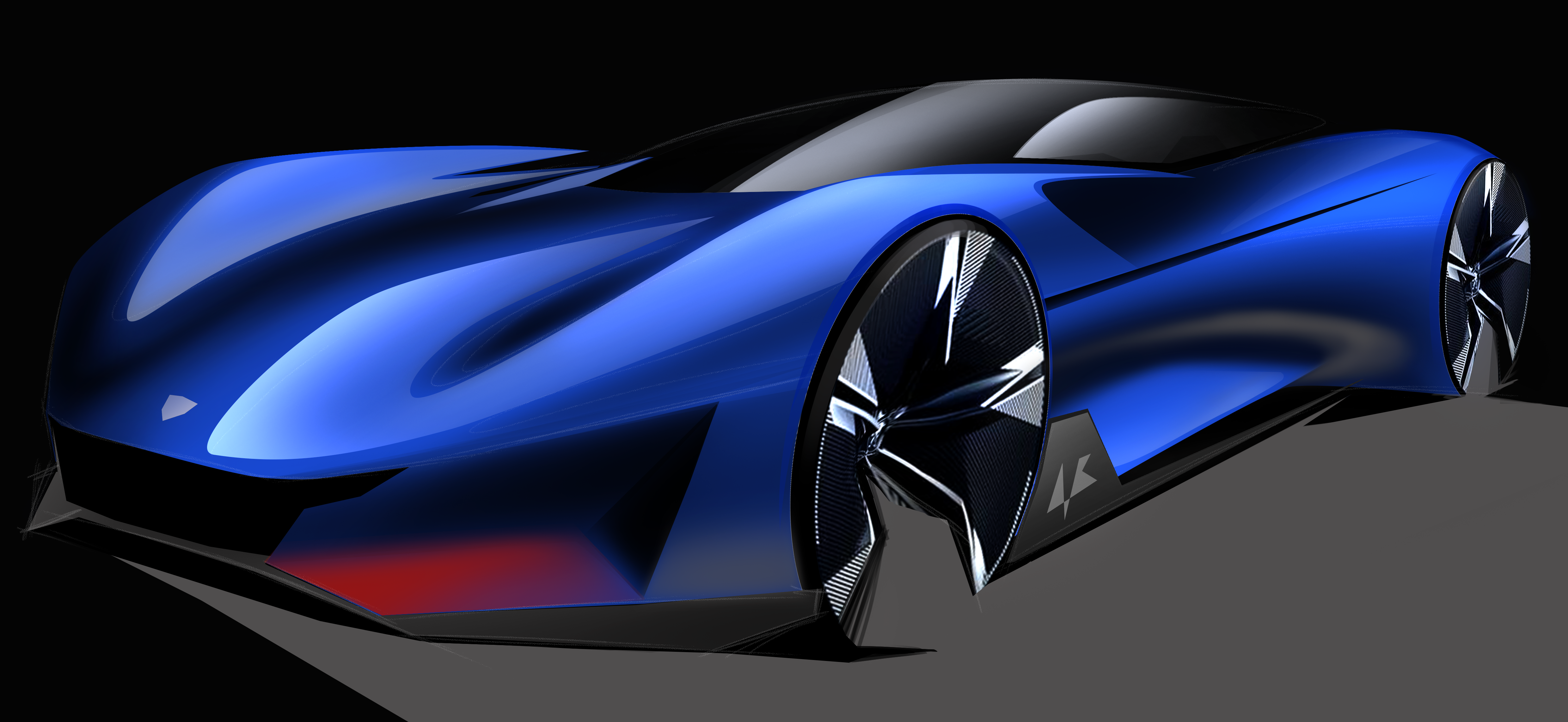Automobile design，sketch，