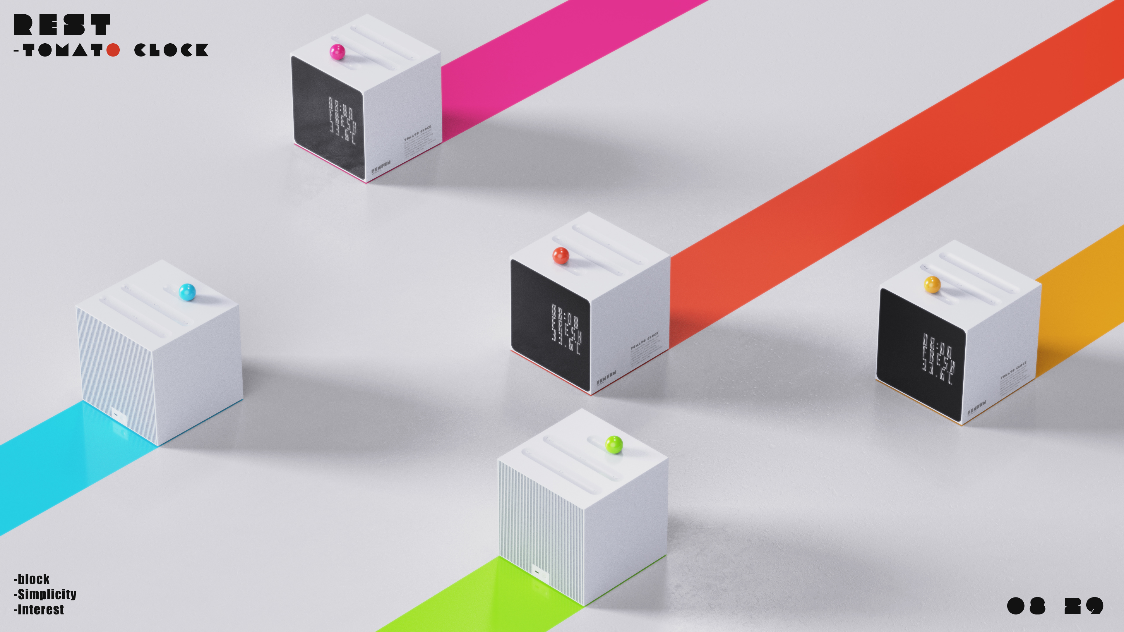 block，Clock，interest，Minimalist，self-discipline，