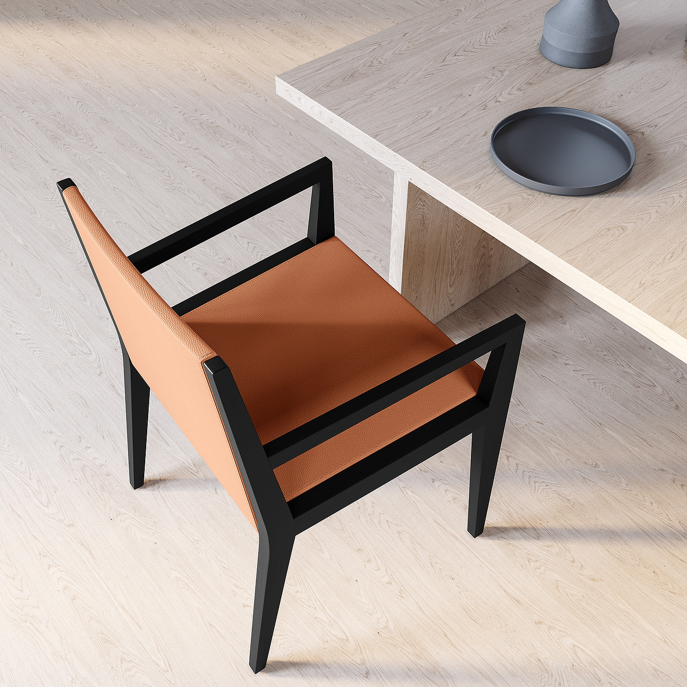 3D扶手椅，产品渲染，Armchair，