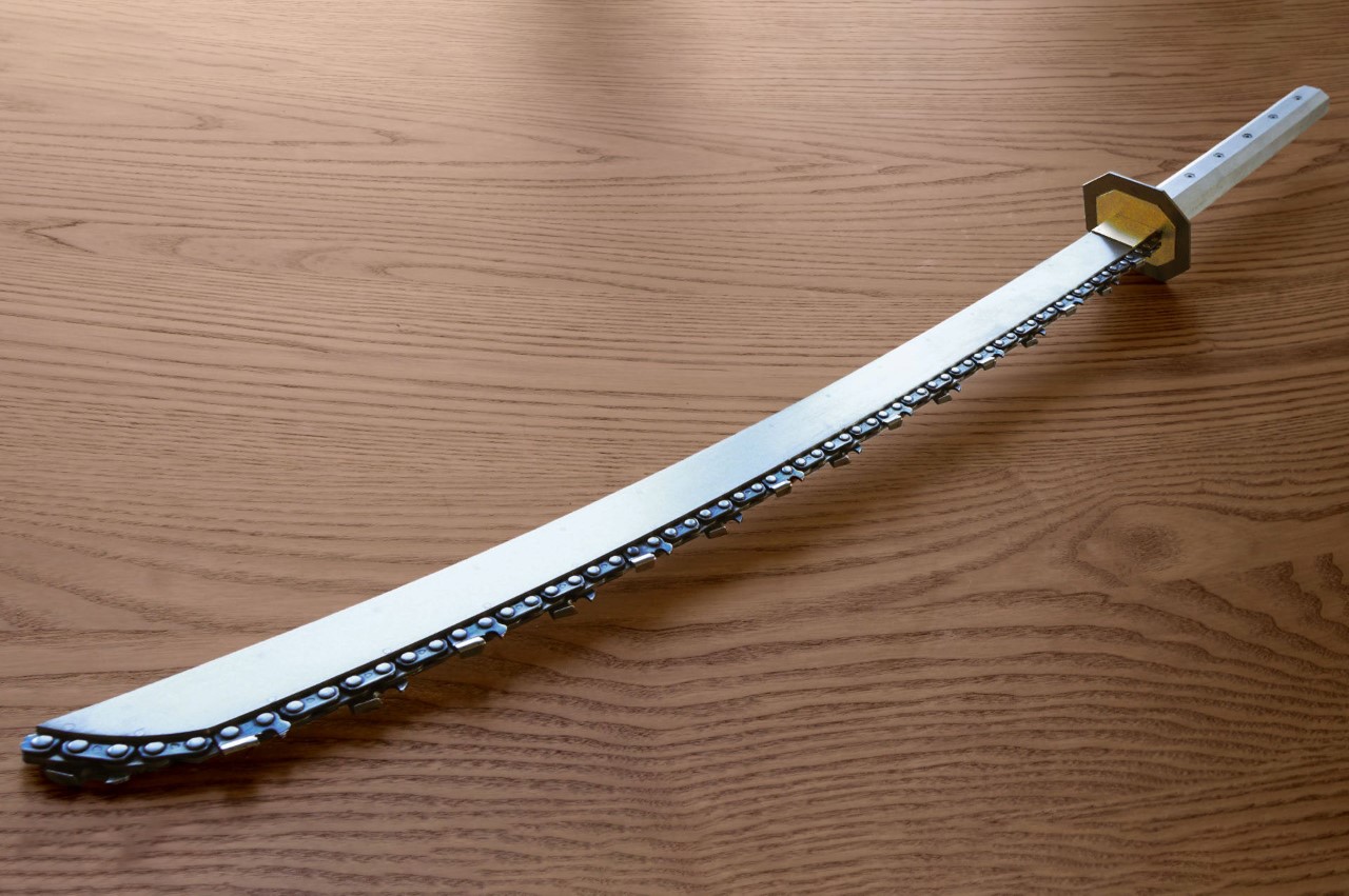 arms，electric saw，Chain saw blade，Titanium plate，