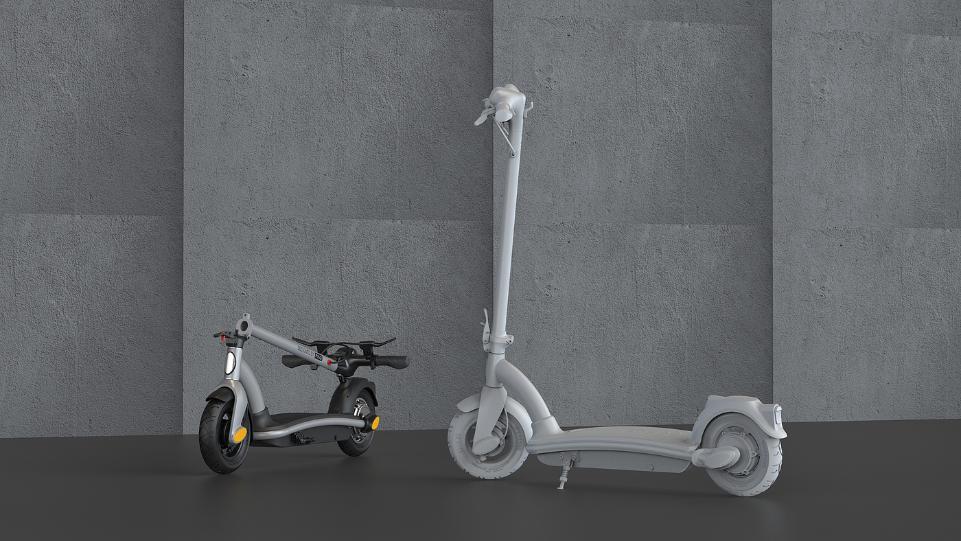Scooter，Electric scooter，Scooter，Travel design，vehicle，product design，industrial design，Appearance design，
