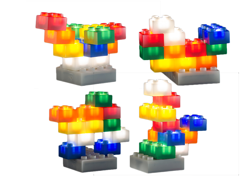 Building block toy，child 's game，LIGHT STAX™，