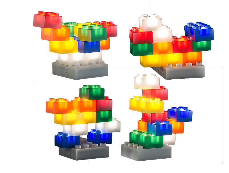 Building block toy，child 's game，LIGHT STAX™，