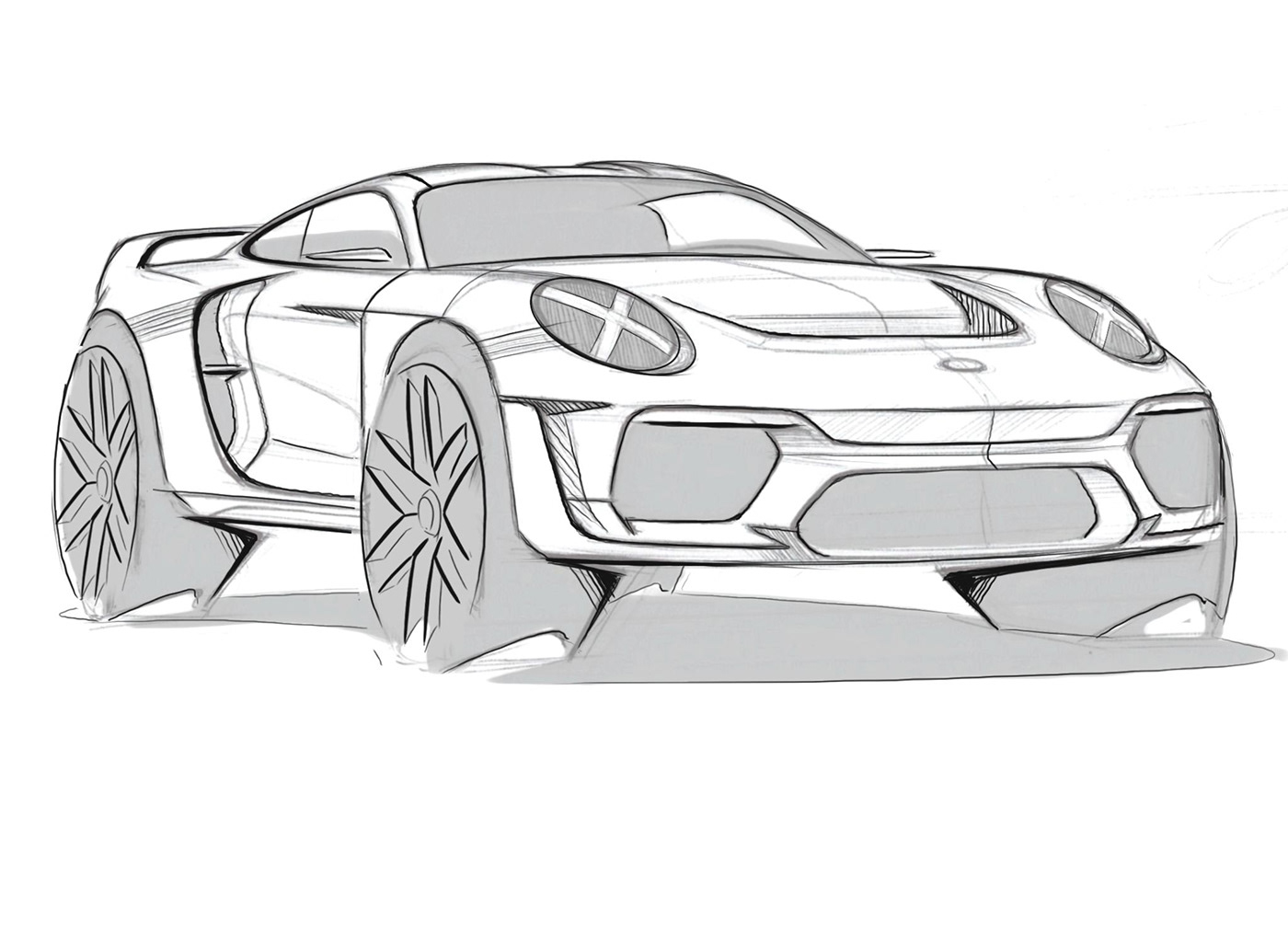 Porsche，992 Turbo S series，Super car，Automobile design，