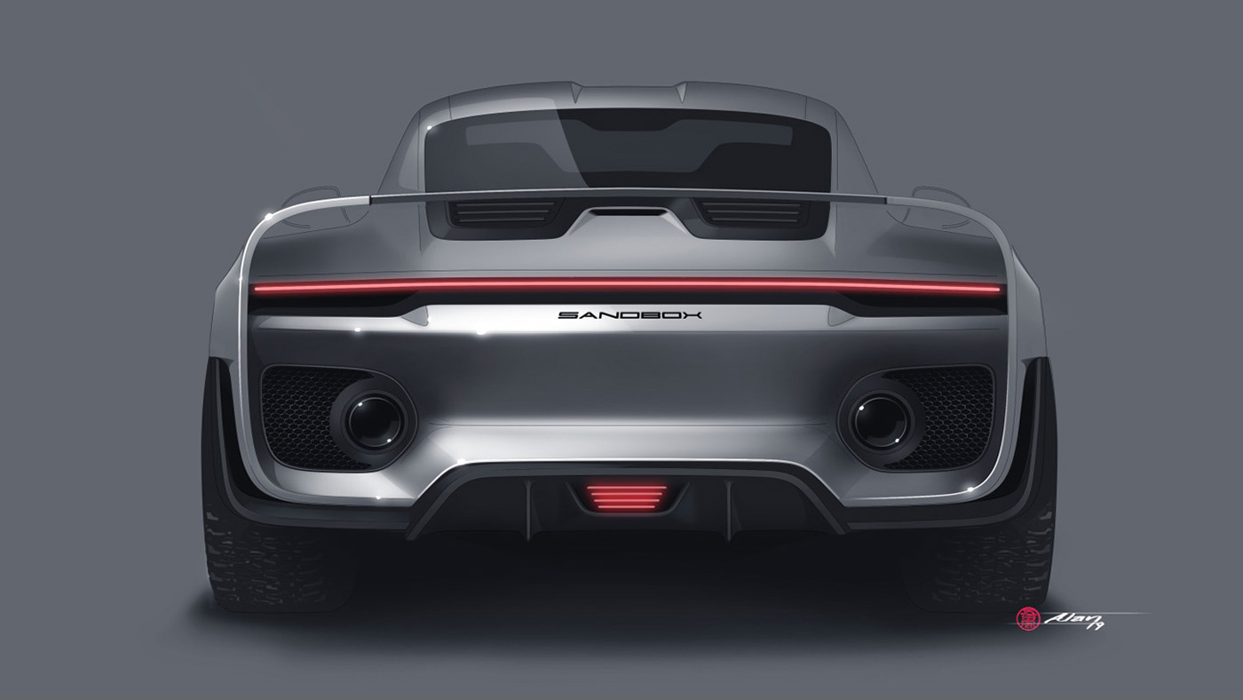 Porsche，992 Turbo S series，Super car，Automobile design，