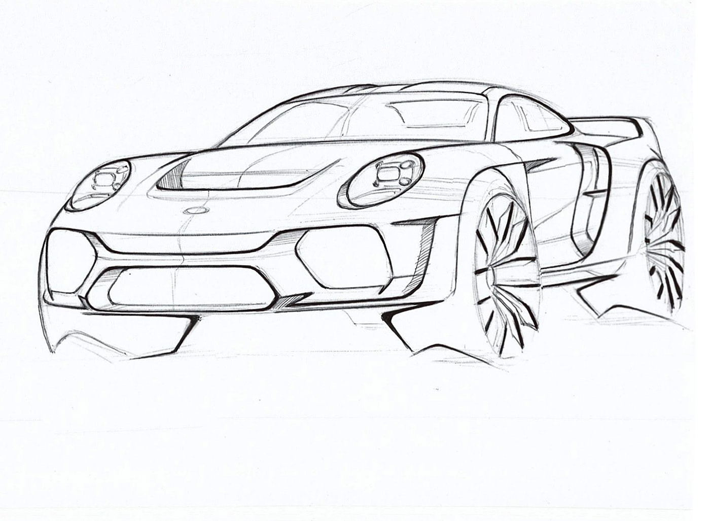 Porsche，992 Turbo S series，Super car，Automobile design，