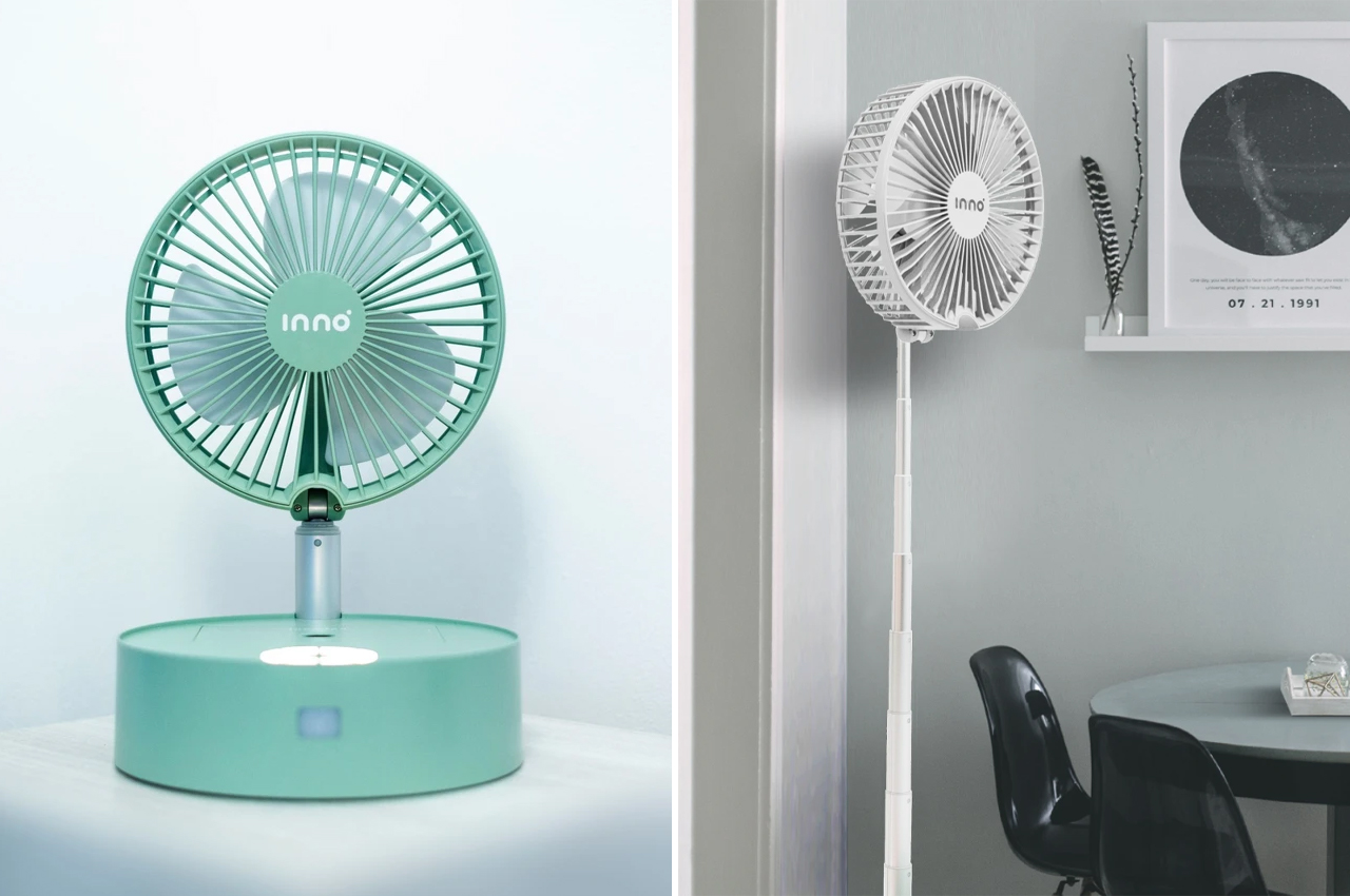 Telescopic，Portable fan，erect position，