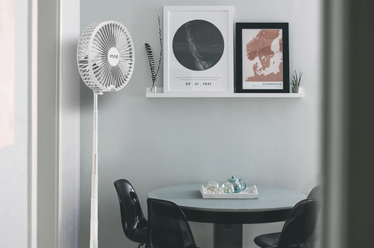 Telescopic，Portable fan，erect position，