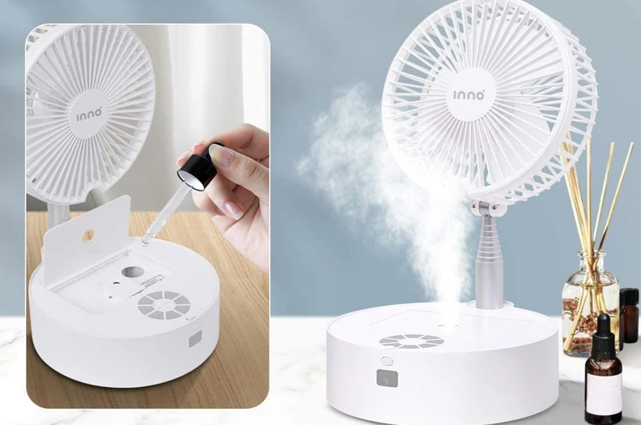 Telescopic，Portable fan，erect position，