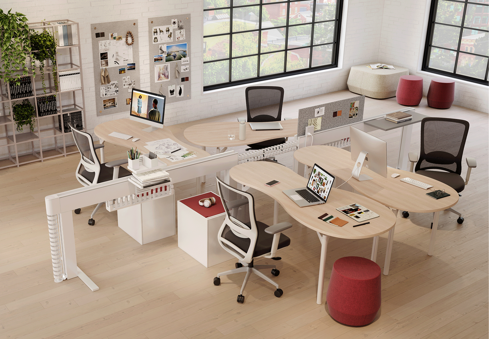 Slave，Office furniture design，Modular design，