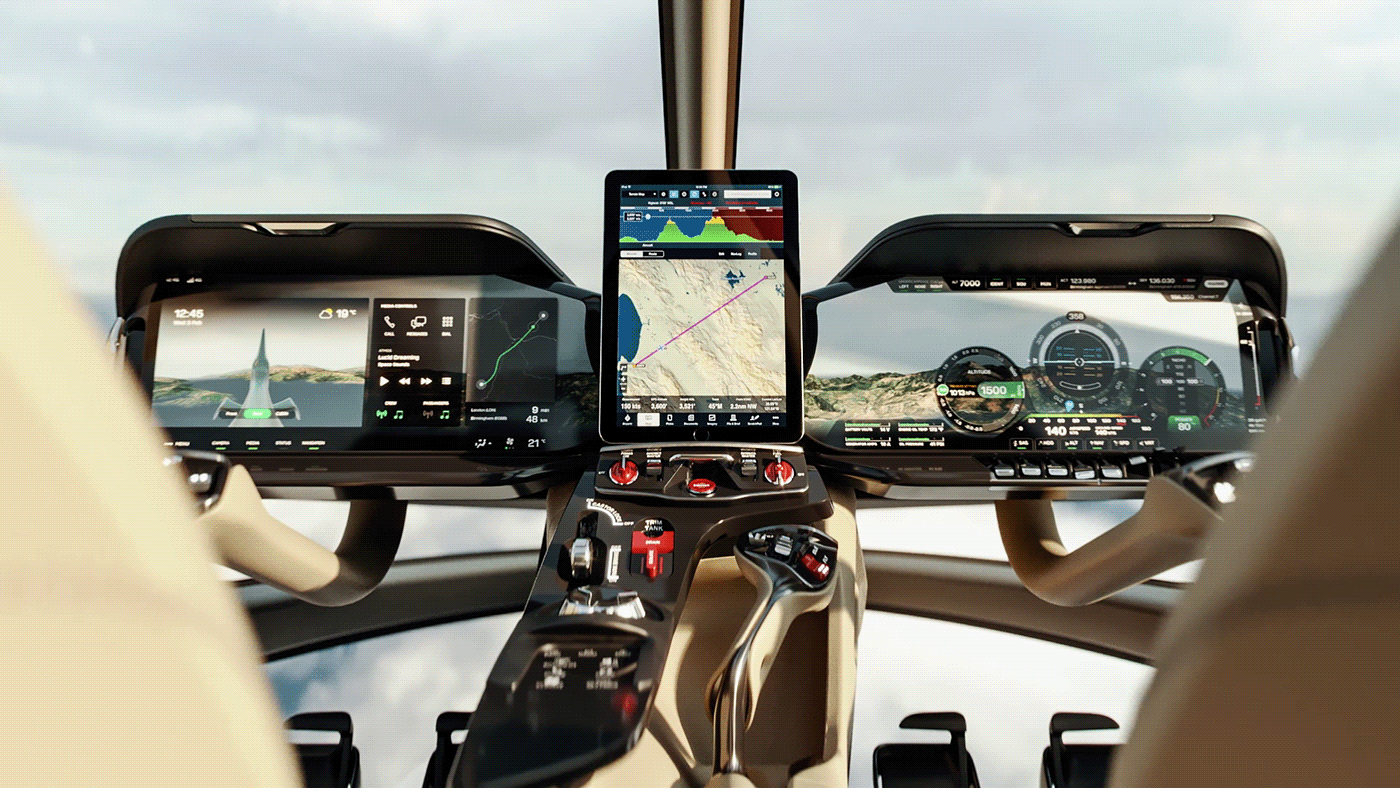 HILL - HX50，helicopter，Vehicle design，video，cgi，