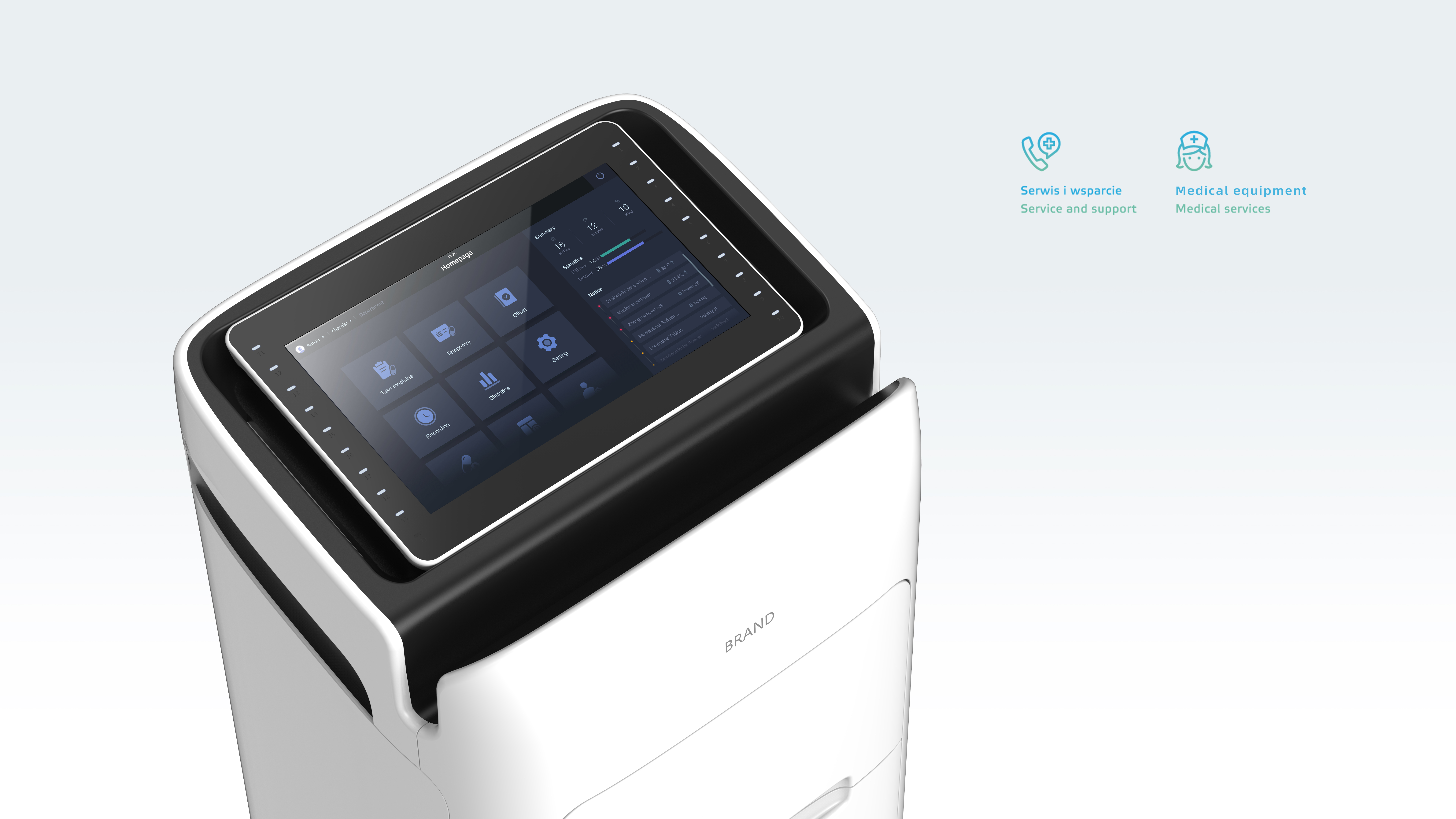 product design，industrial design，Vertical space，medical care，equipment，medical apparatus and instruments，