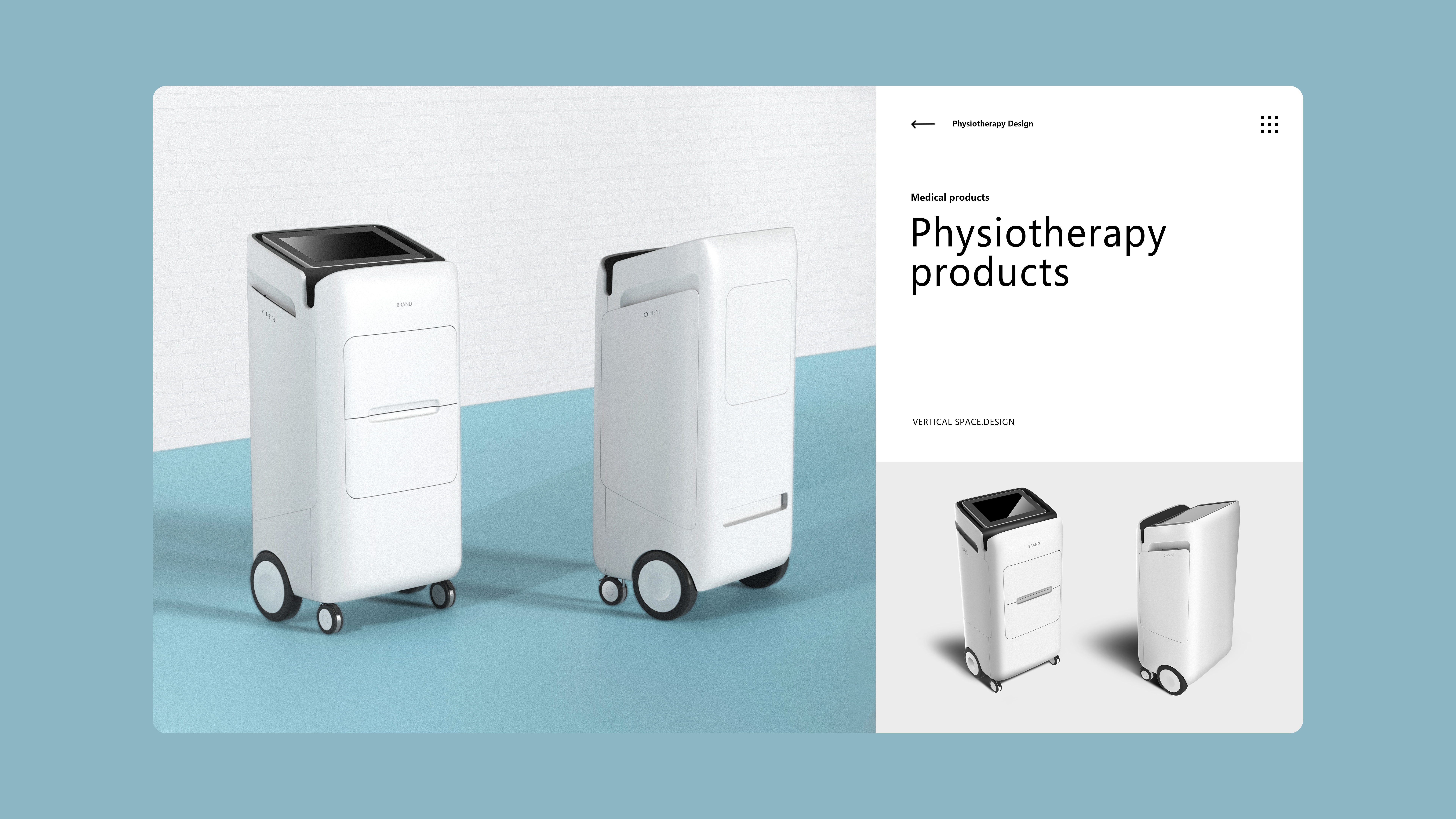 product design，industrial design，Vertical space，medical care，equipment，medical apparatus and instruments，