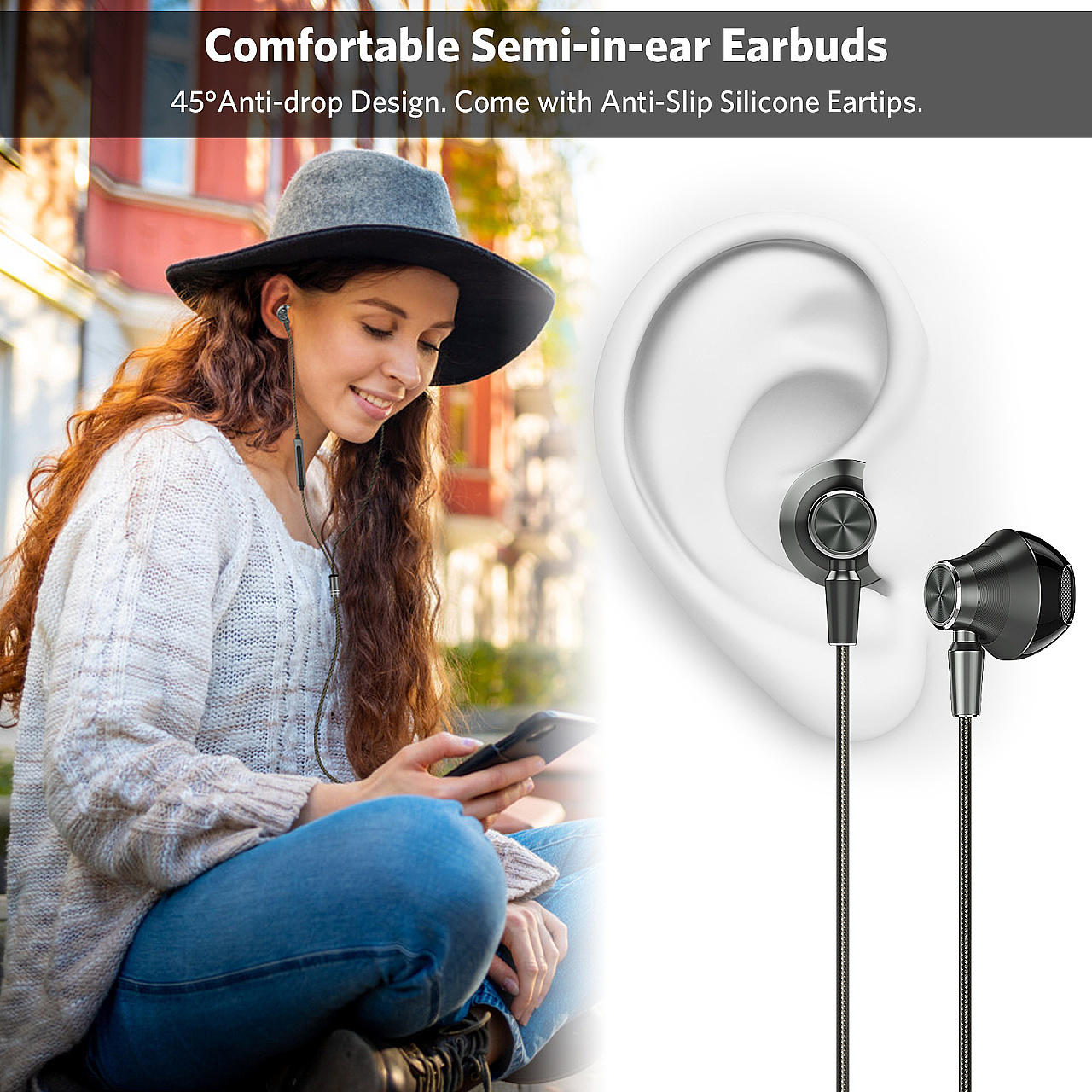 Render Amazon - magnetic earphone，