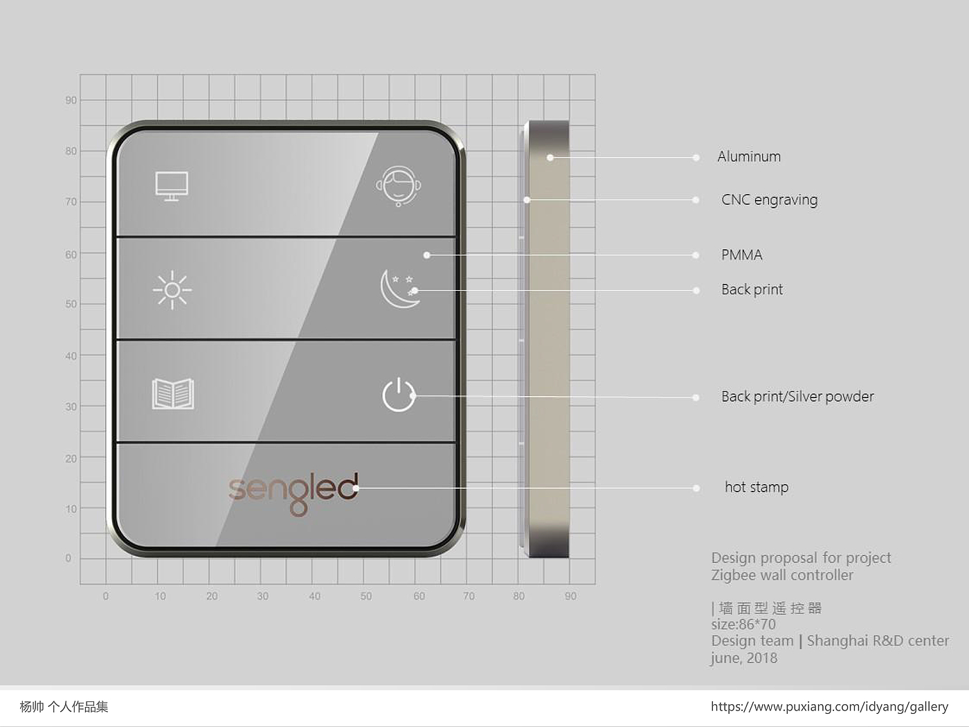 Personal works collection，Smart home，Desk lamp，Ceiling lamp，Intelligent speaker，Smart socket，doorbell，heater，