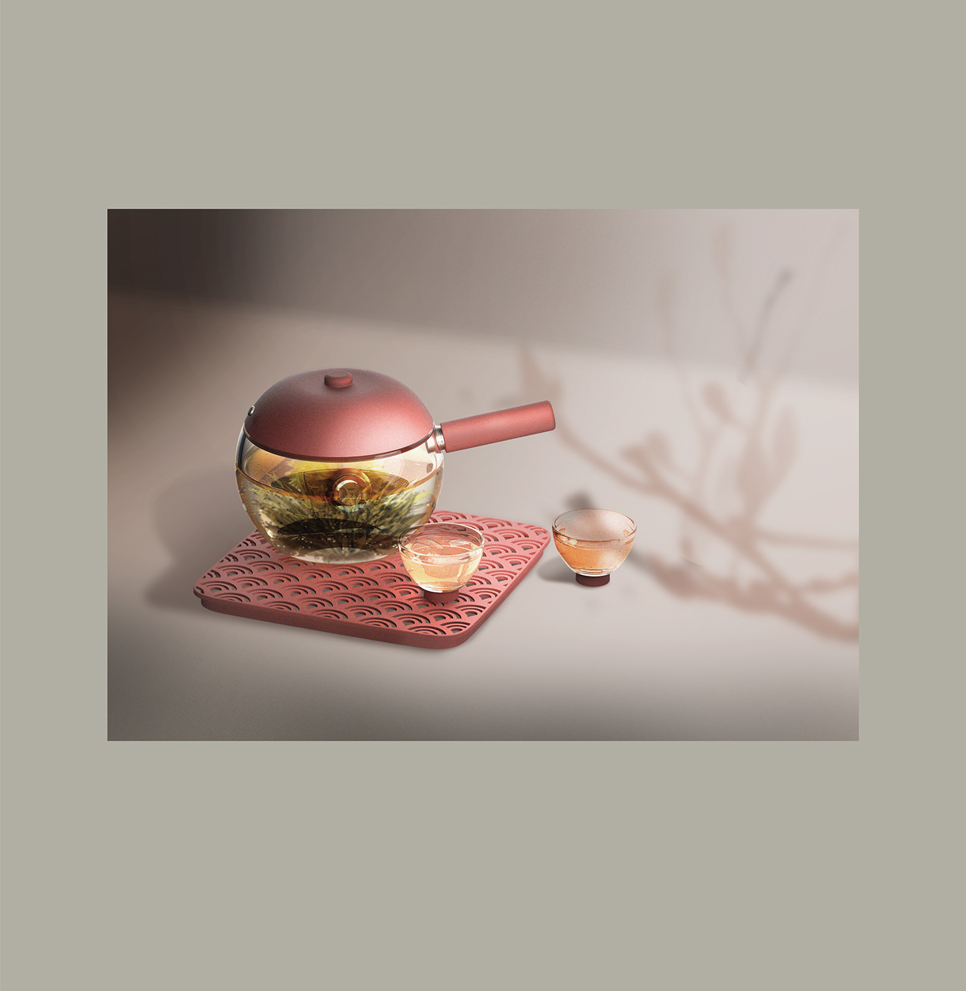 IROT，Teapot design，illustration，