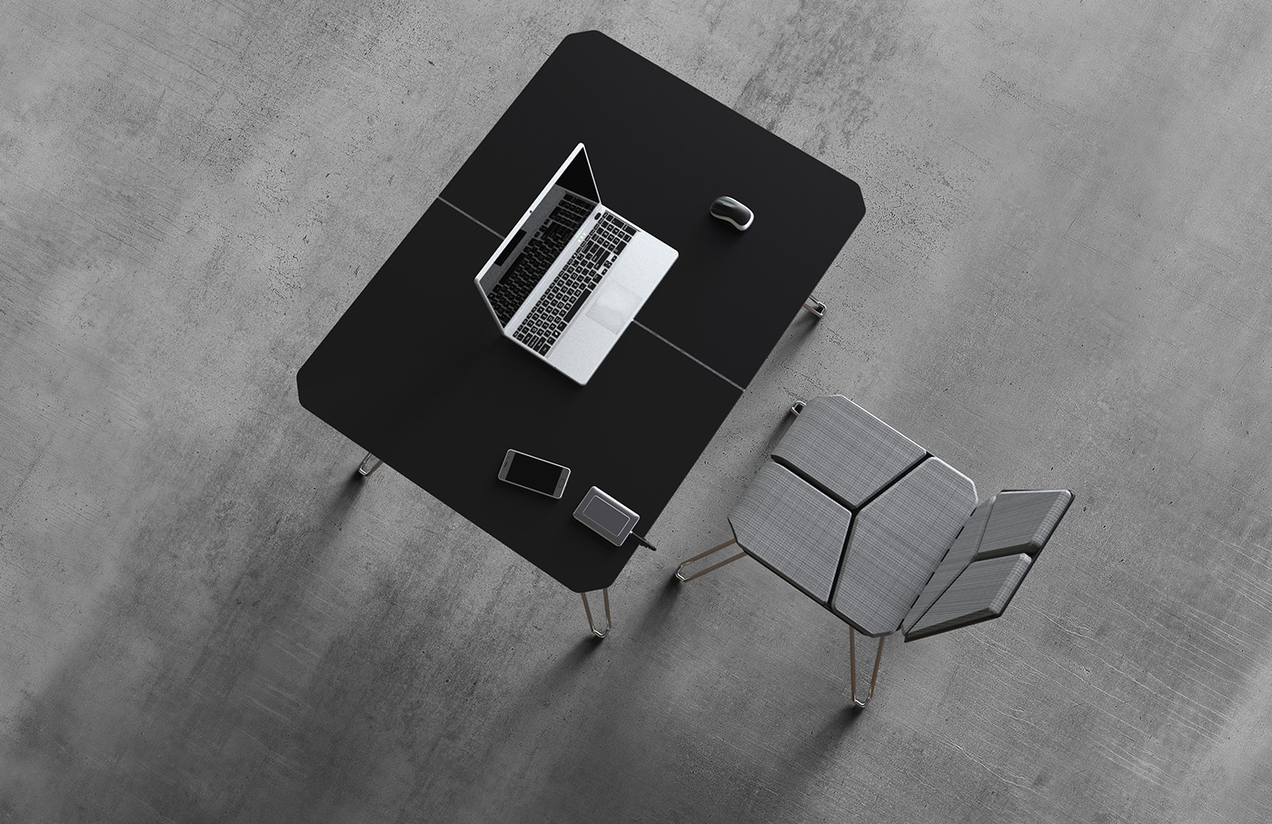 ASTYRON，Office furniture ，black，