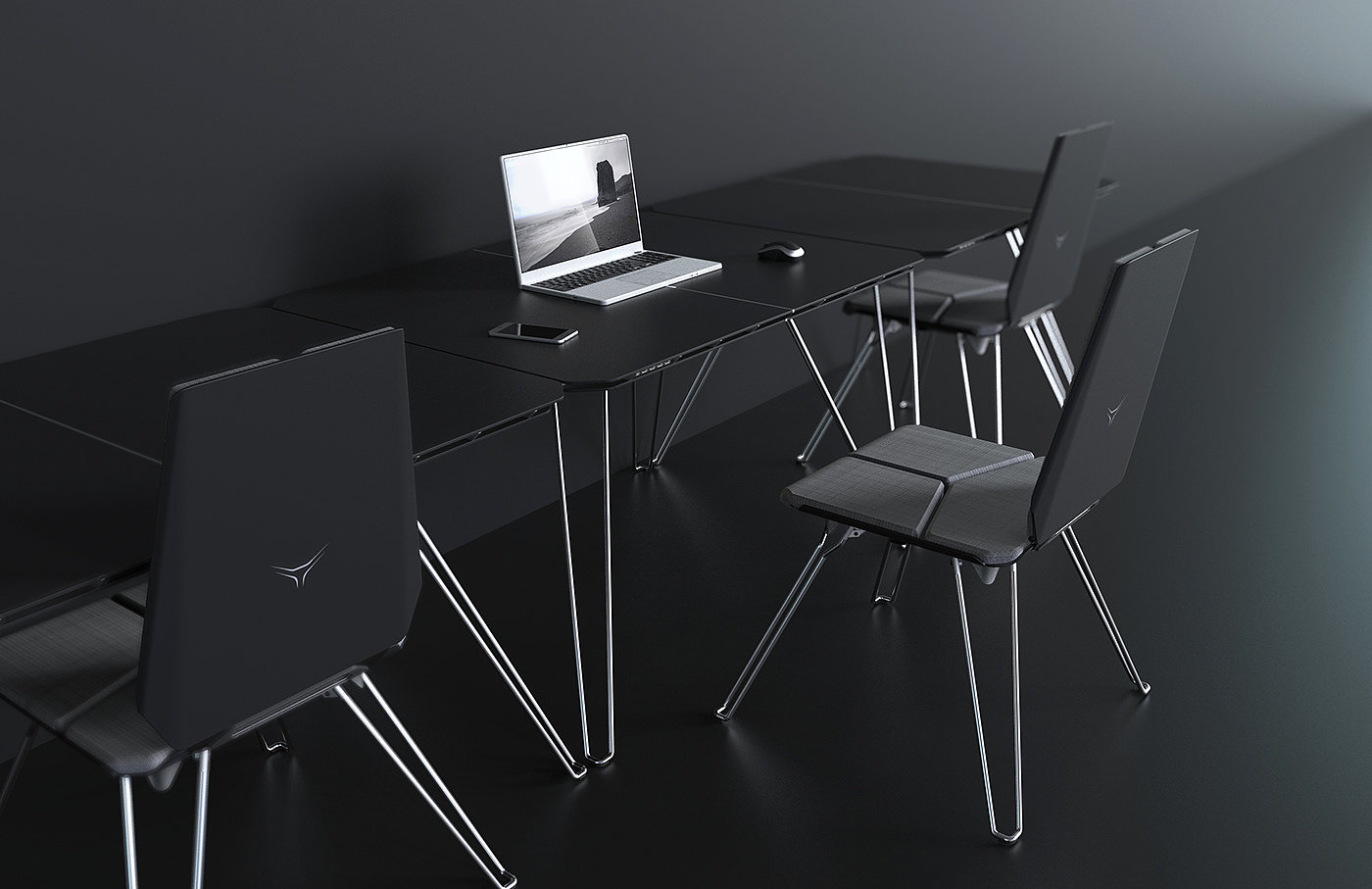 ASTYRON，Office furniture ，black，