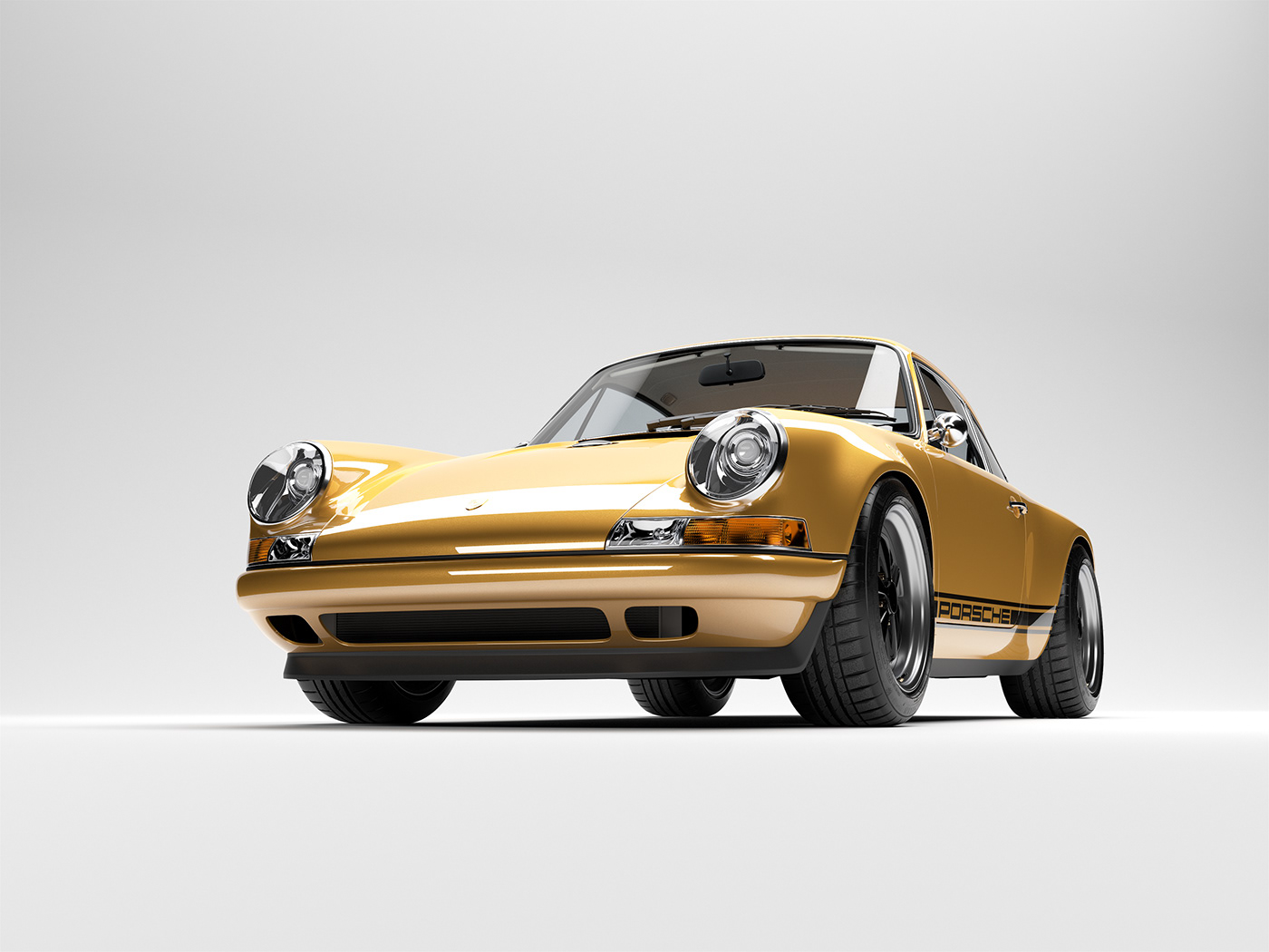 Porsche，911 reimagined，3D digital modeling，
