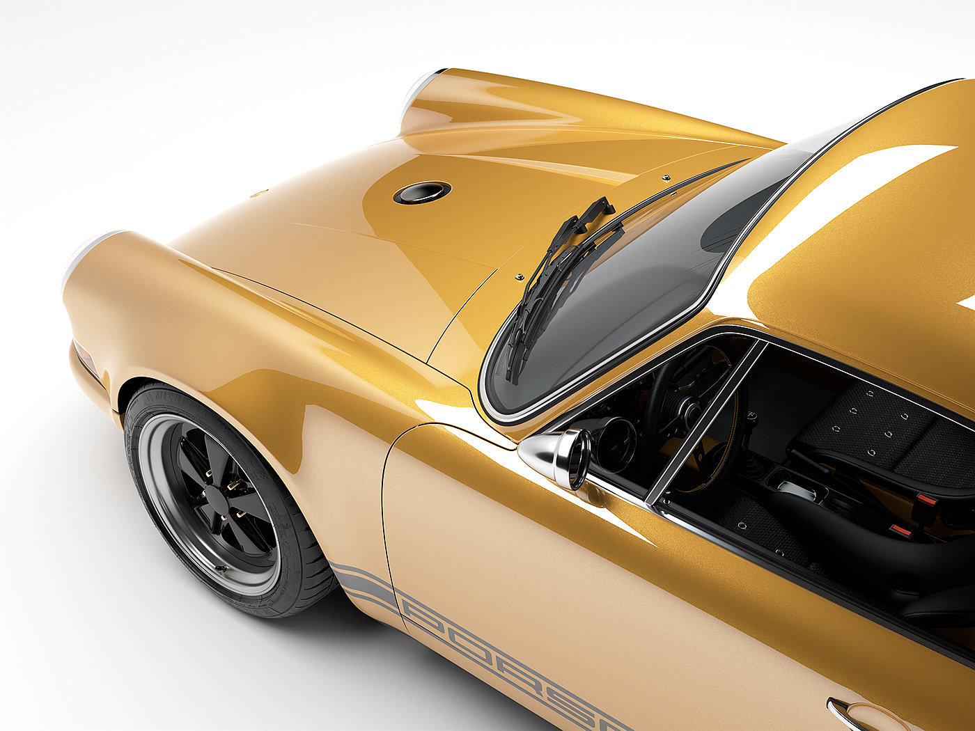 Porsche，911 reimagined，3D digital modeling，